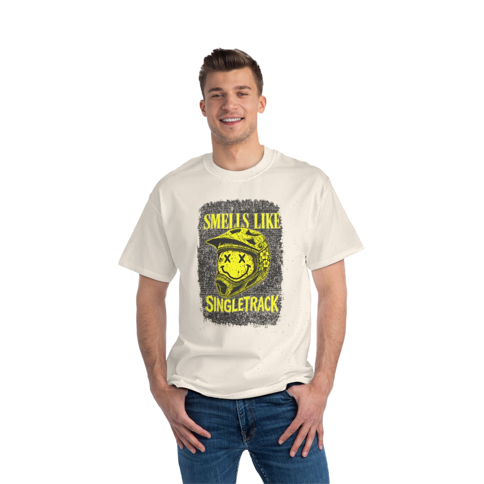 Smells Like Singletrack Mountain Biker T-Shirt