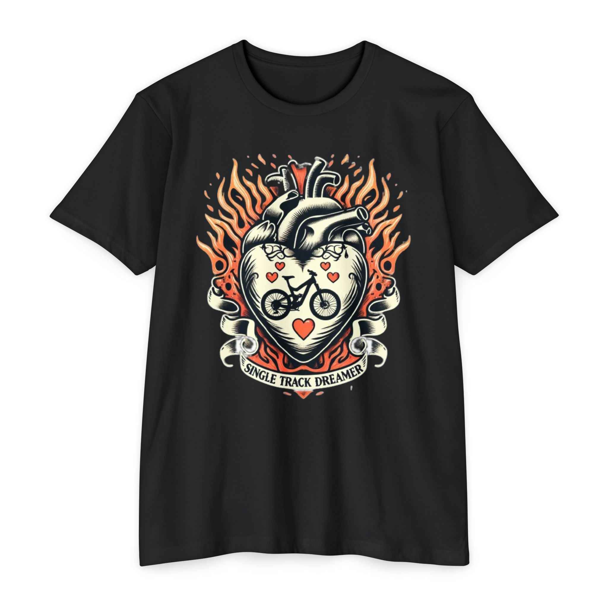 Heart & Fire | Single Track Dreamer Vintage Rider Tee