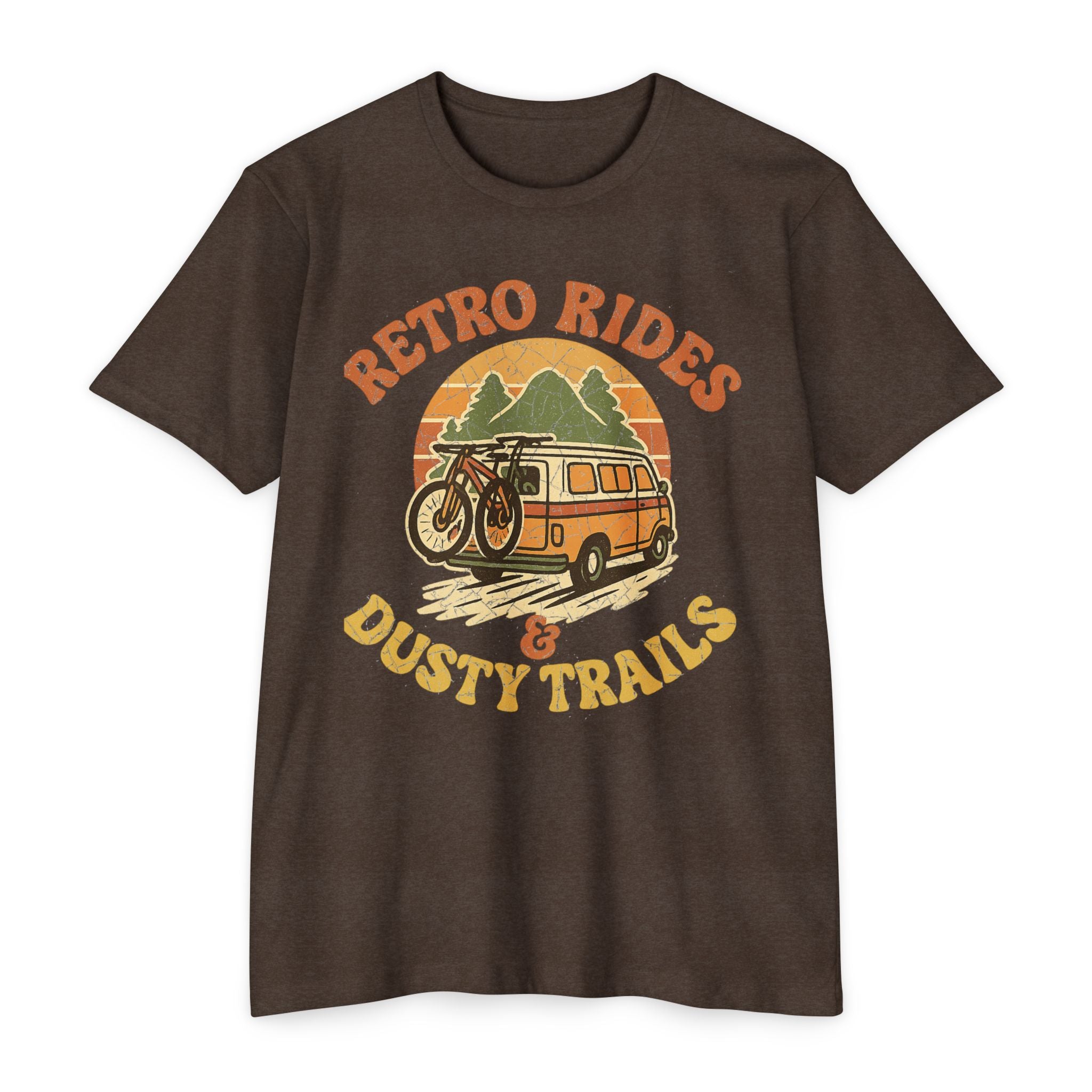 Women's Retro Rides Graphic T-Shirt for MTB Lovers