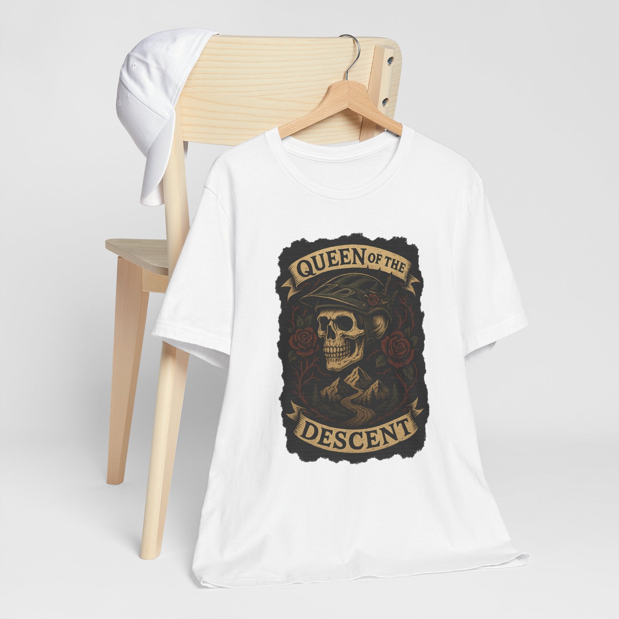 Queen of the Descent Skull Tee - Women's Short Sleeve T-Shirt
