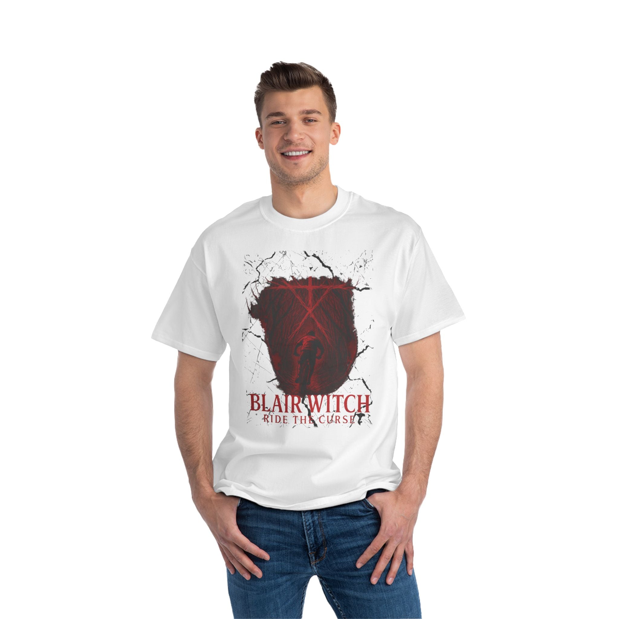 Blair Witch Ride the Curse Graphic T-Shirt | The Famous Loftus Trail Segment