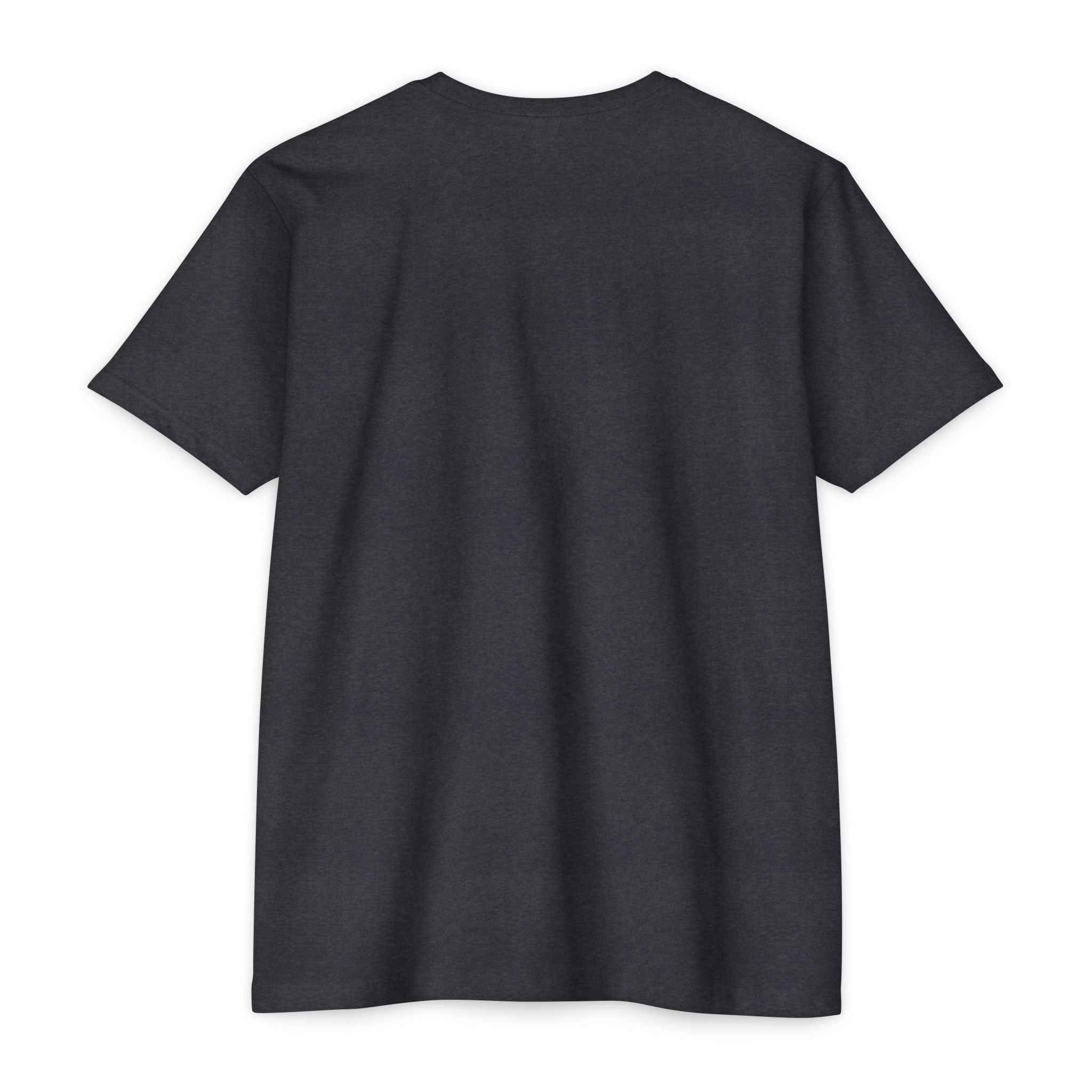Back view of dark gray Skull Candy Men's T-Shirt. Soft and stylish for all-day comfort.