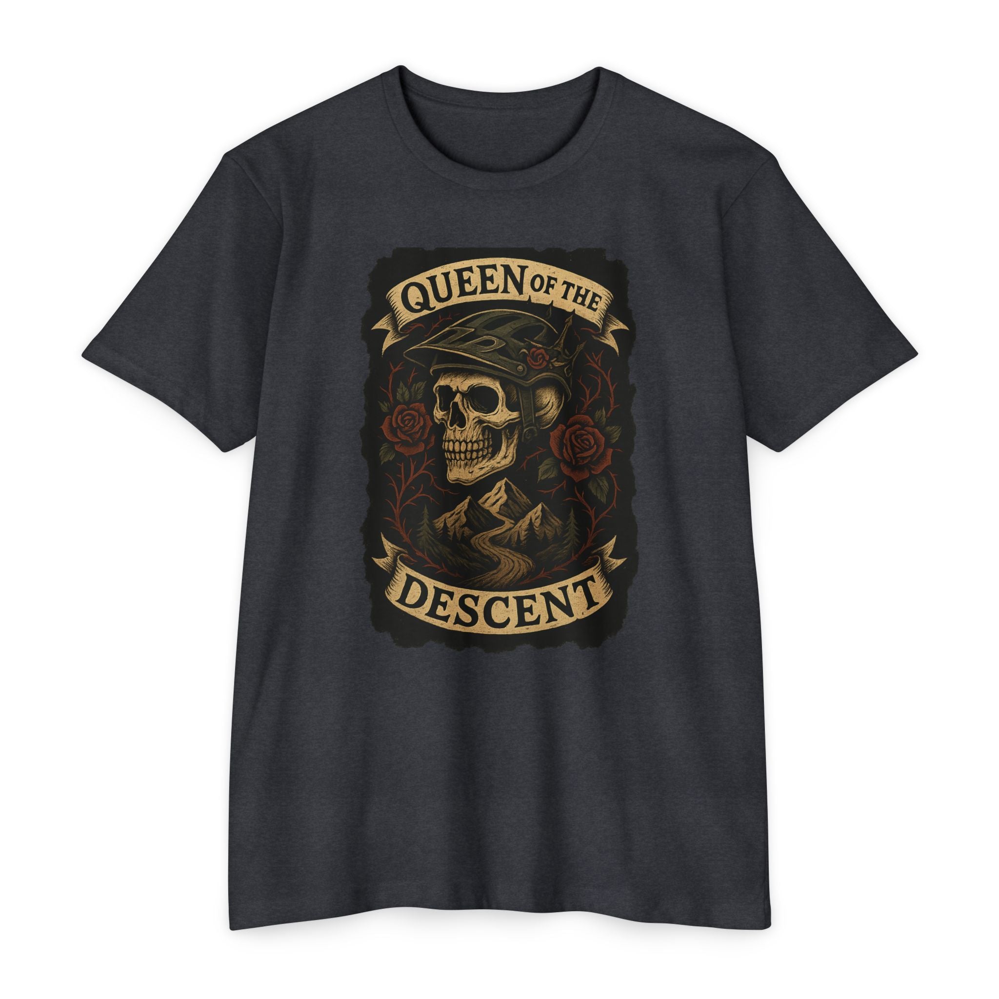 Queen of the Descent Skull Tee - Women's Short Sleeve T-Shirt