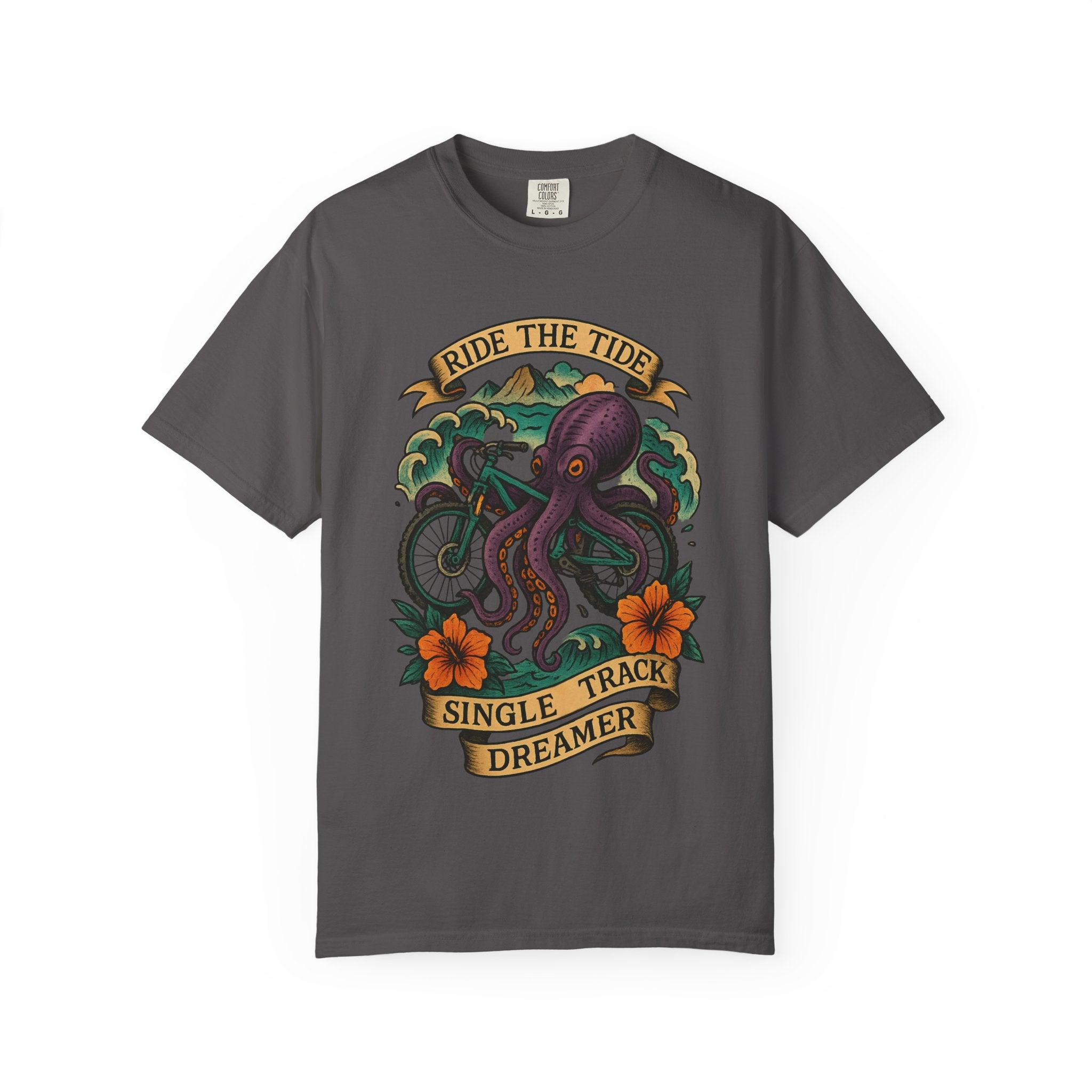 Ride the Tide – Men's Garment-Dyed T-Shirt by Single Track Dreamer
