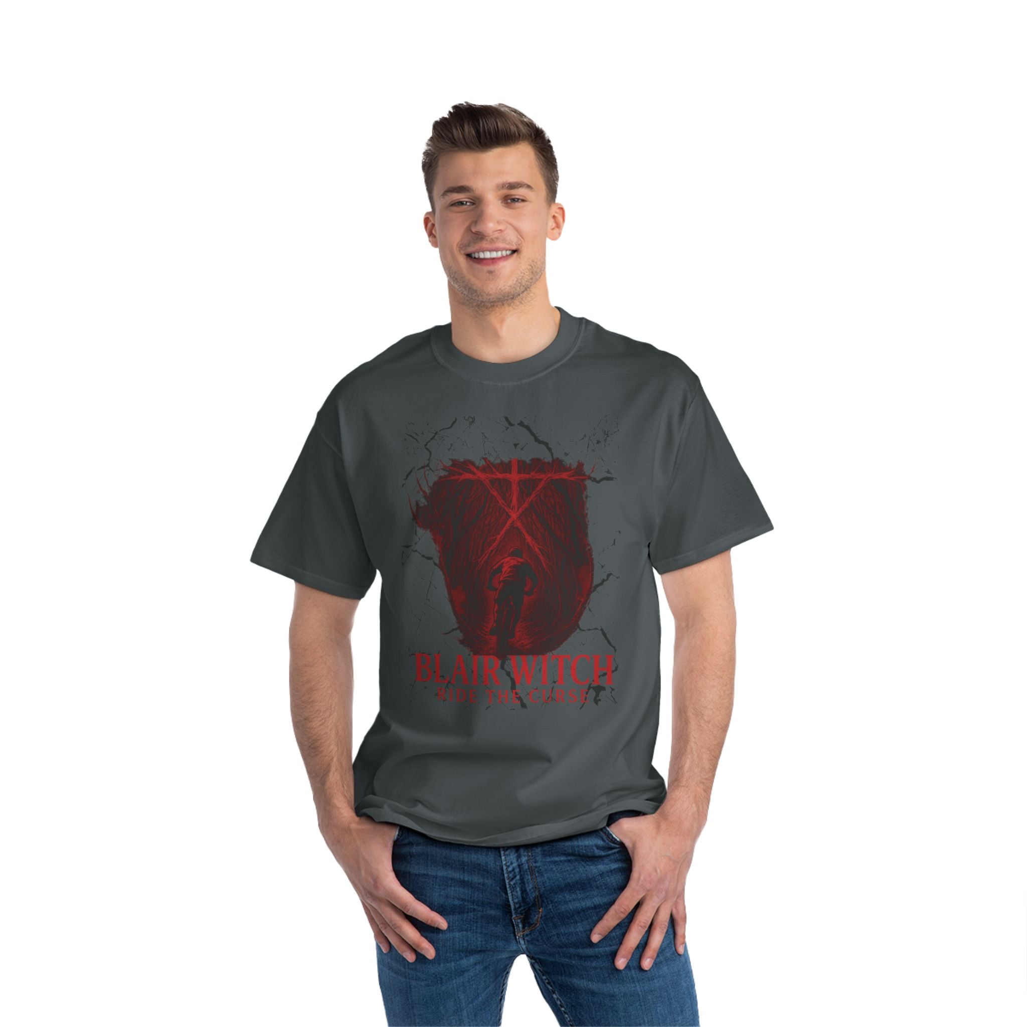 Blair Witch Ride the Curse Graphic T-Shirt | The Famous Loftus Trail Segment