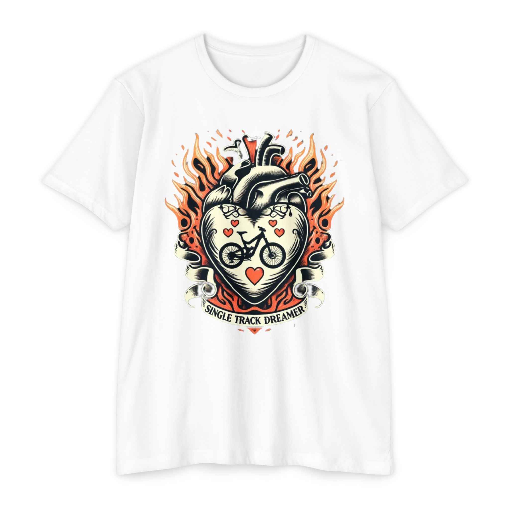 Heart & Fire | Single Track Dreamer Vintage Rider Tee