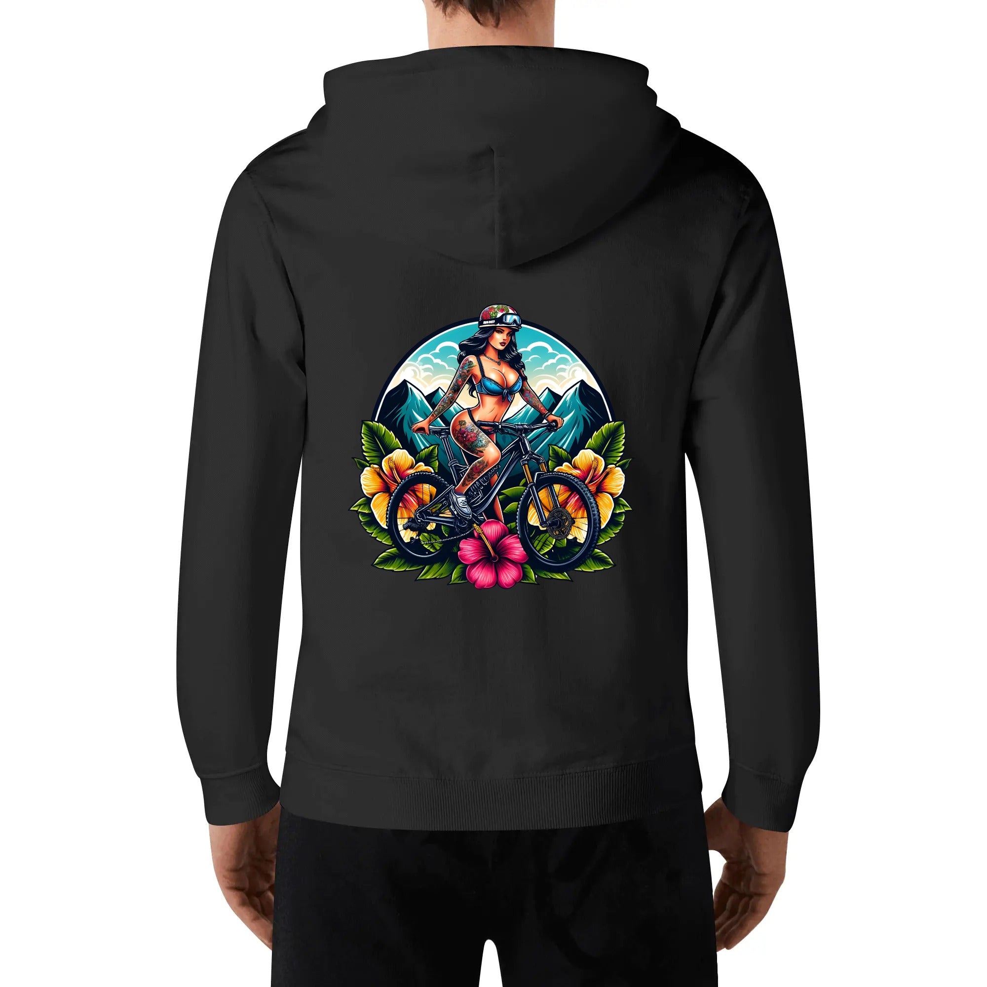 Mens Hoodie Hoodie | Tattoo Girl