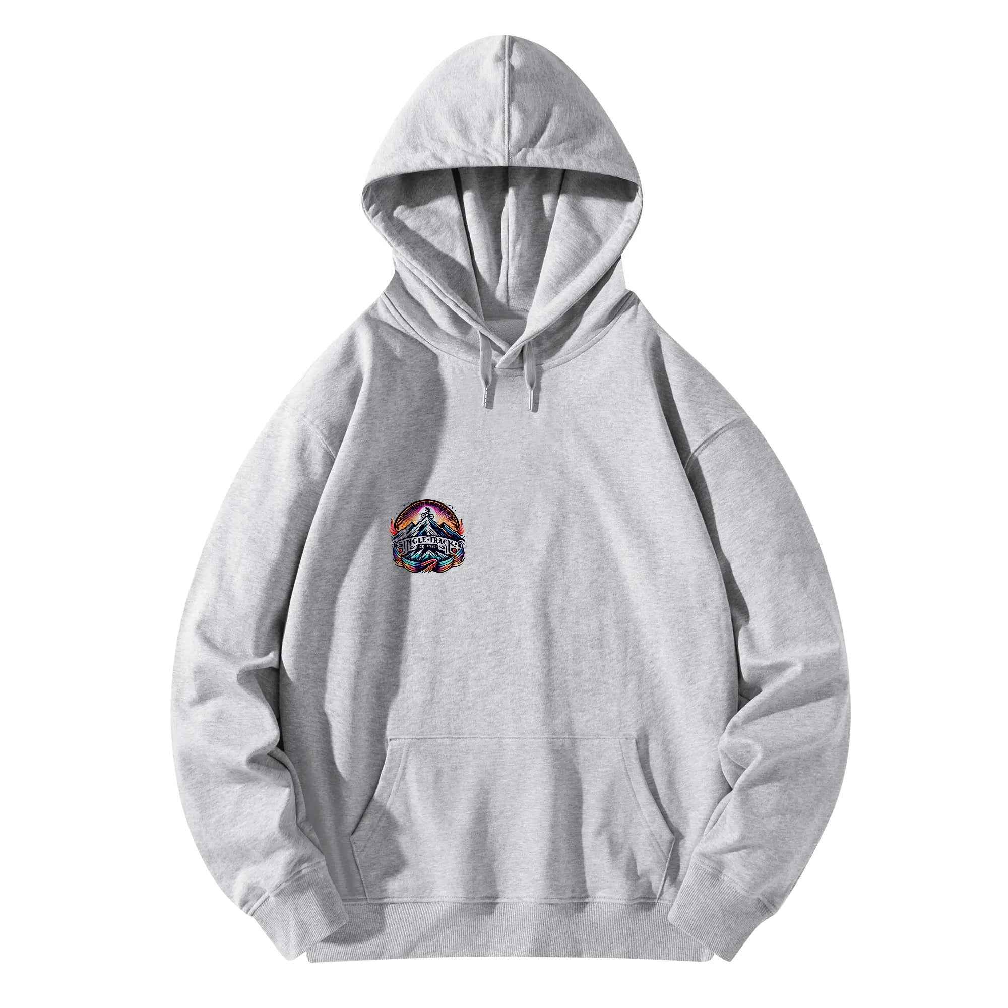 Stylish Cotton Pullover Hoodie - MTB Sunrise