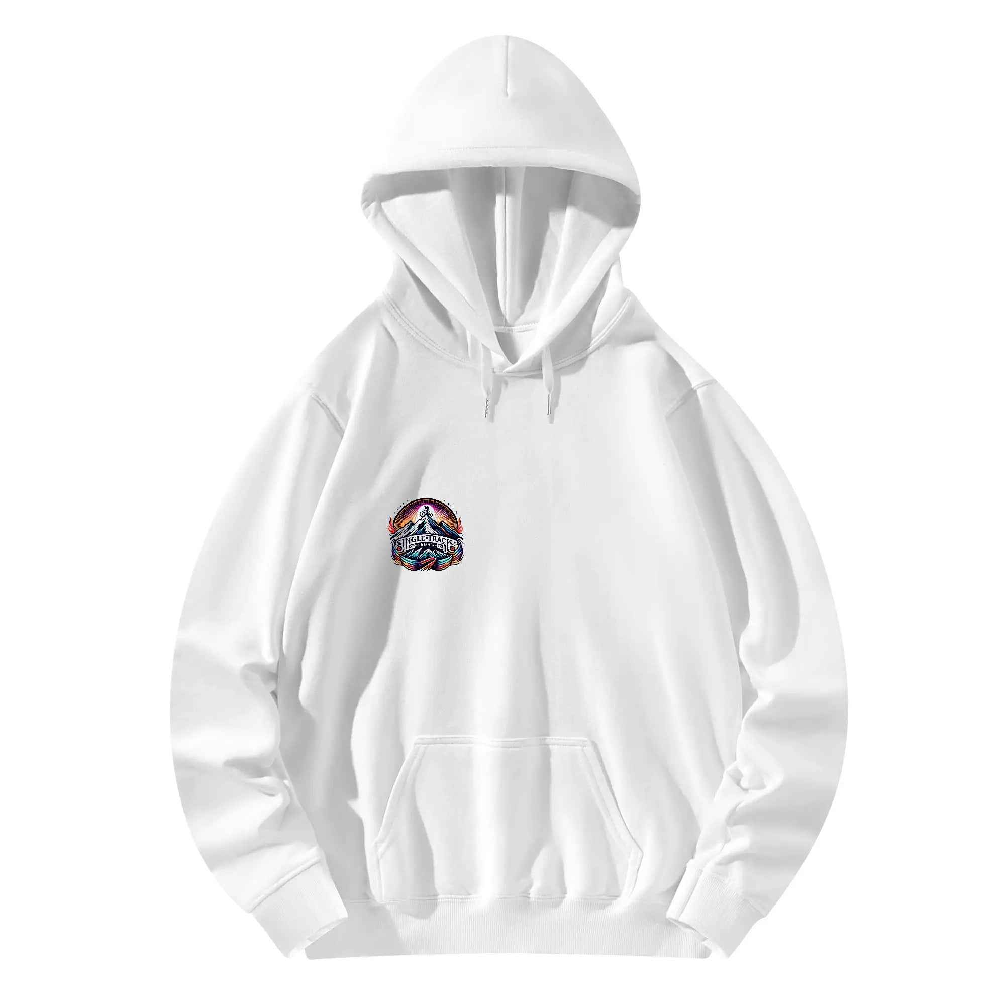 Stylish Cotton Pullover Hoodie - MTB Sunrise