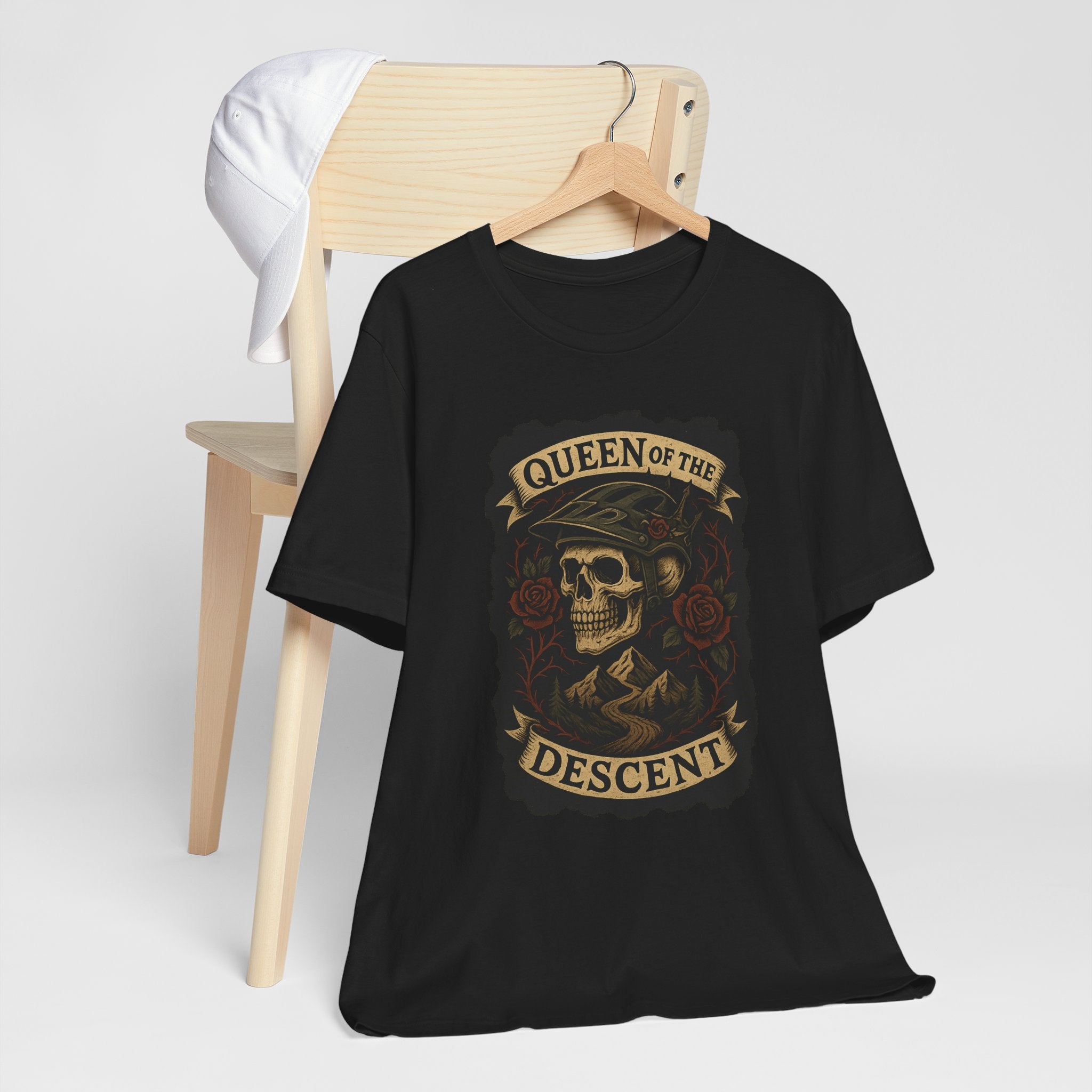 Queen of the Descent Skull Tee - Women's Short Sleeve T-Shirt
