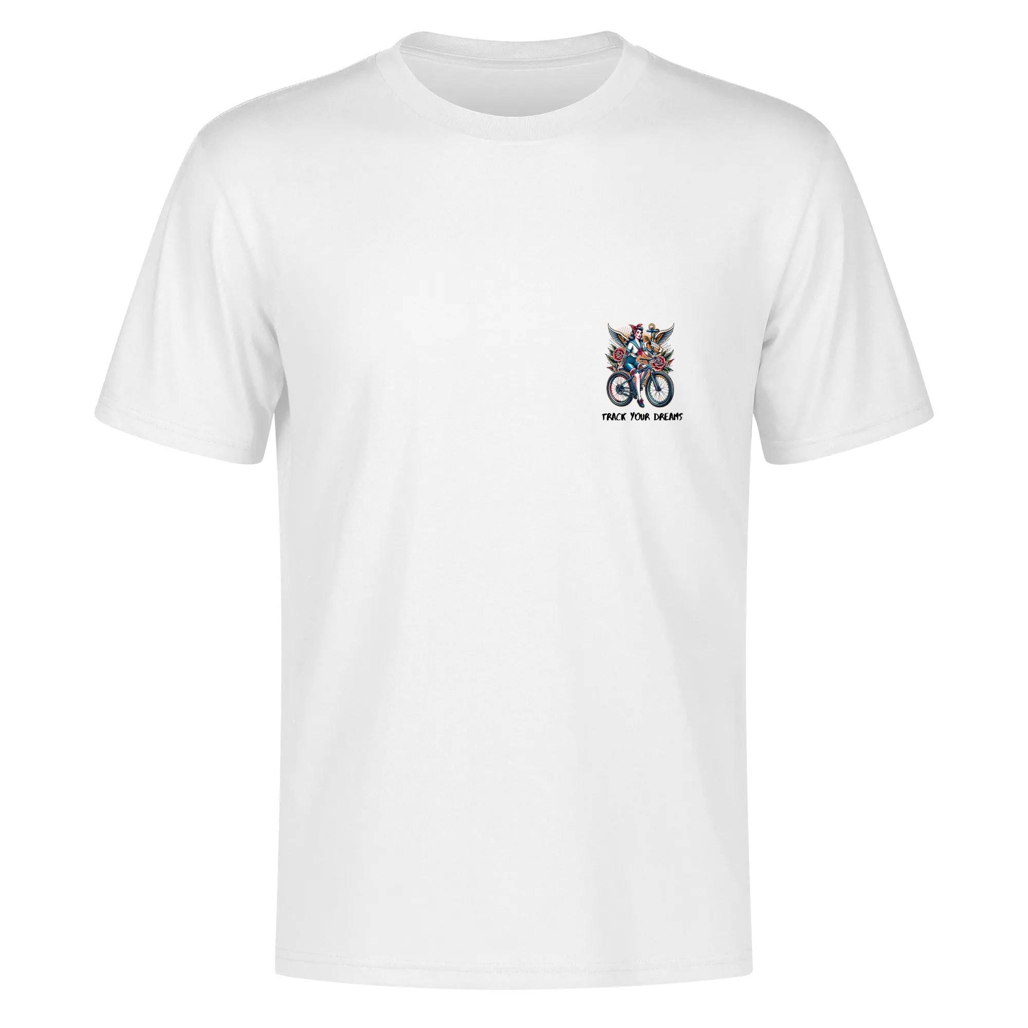 Jerry Sailor Bike Girl - MTB T-Shirt - Single Track Dreamer
