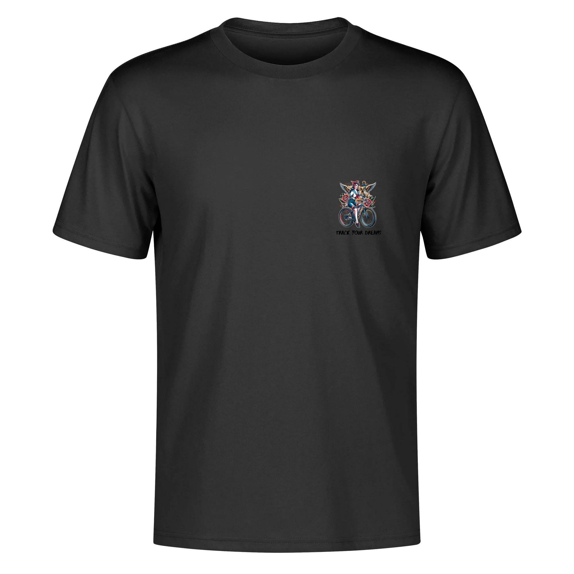 Jerry Sailor Bike Girl - MTB T-Shirt - Single Track Dreamer