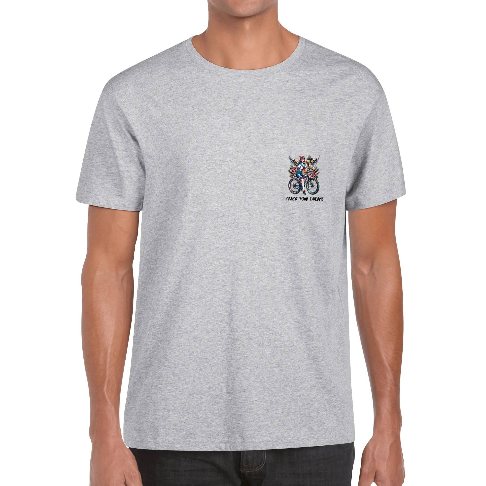 Jerry Sailor Bike Girl - MTB T-Shirt - Single Track Dreamer