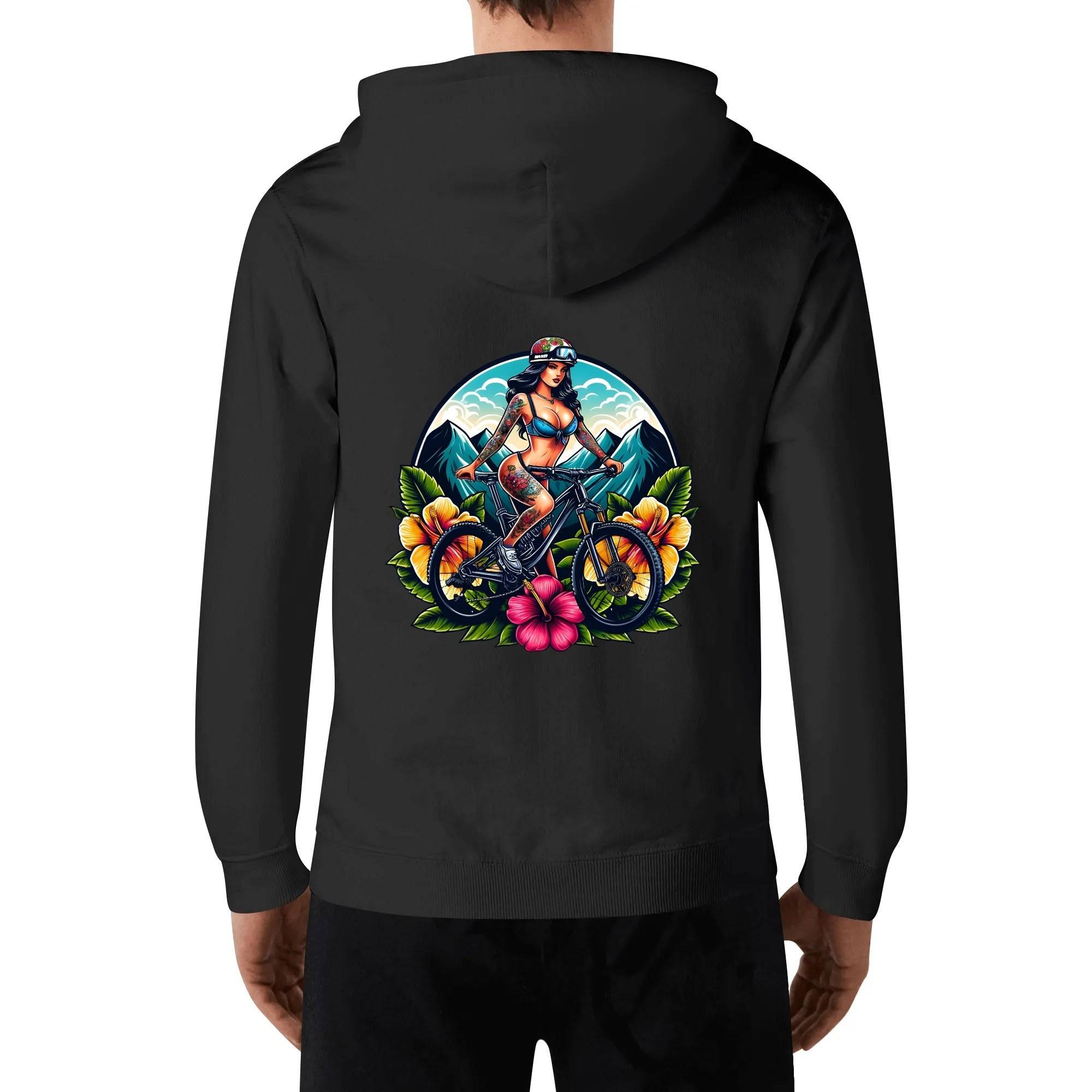 Mens Hoodie Hoodie | Tattoo Girl