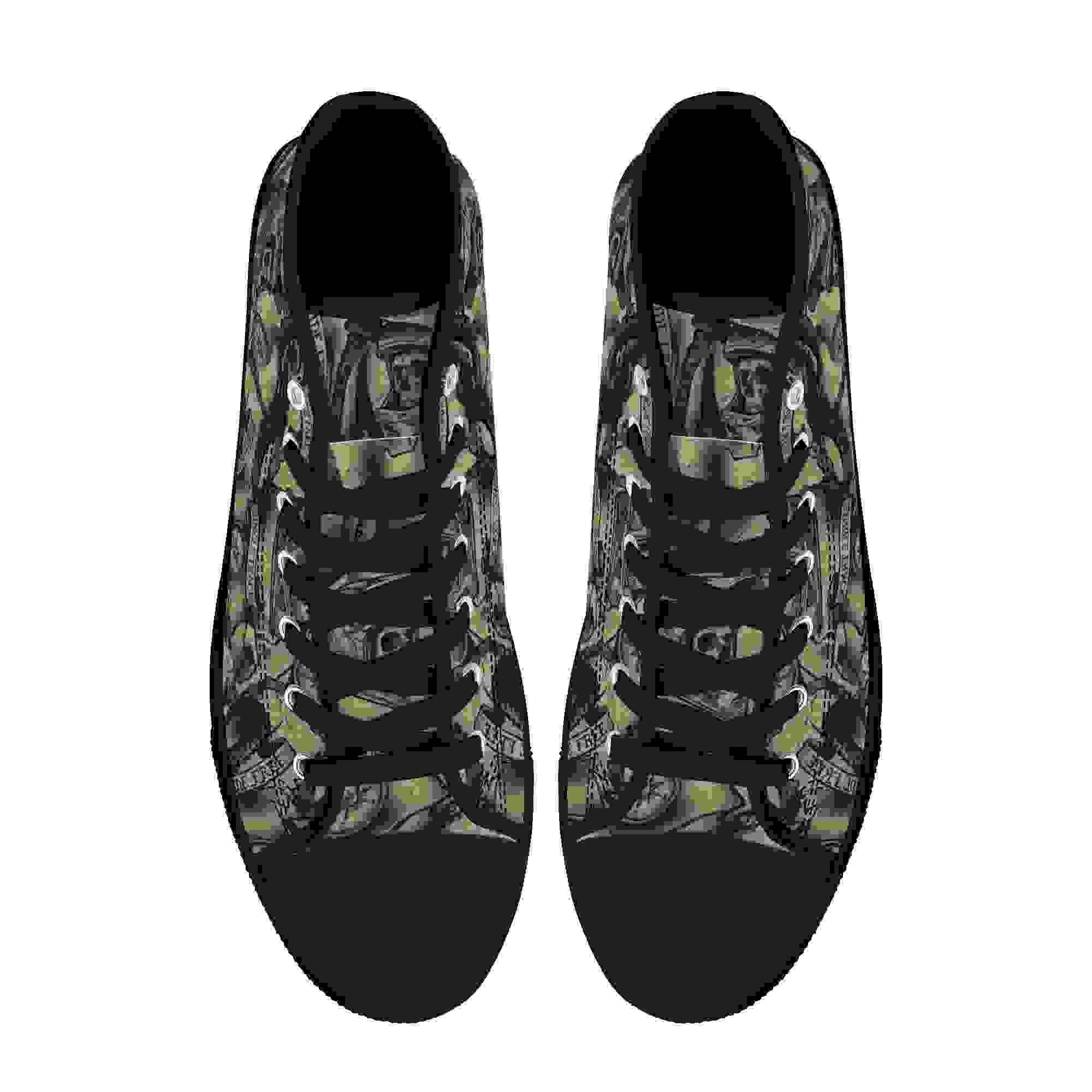 Top view of MTB Skull Camo Shoes showing black laces and edgy biker-themed pattern, perfect for extreme MTB fashion and urban cycling.