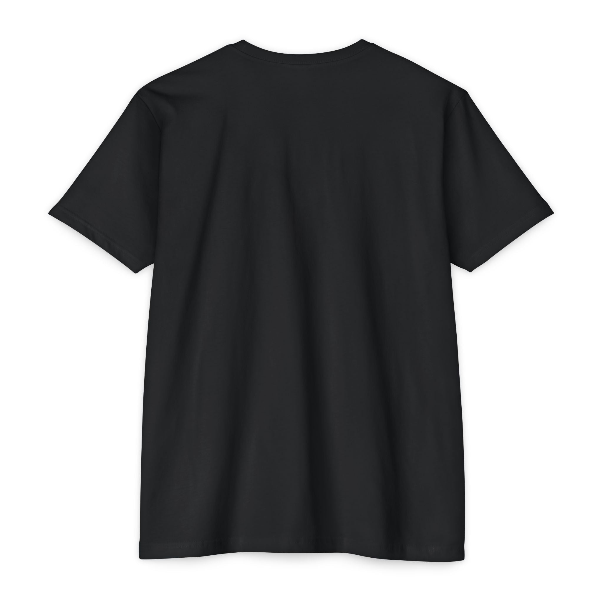 Back view of Women's MTB Tee - Vintage Rose Tattooed Rider Shirt in black, displaying the solid back of this stylish trail rider t-shirt.