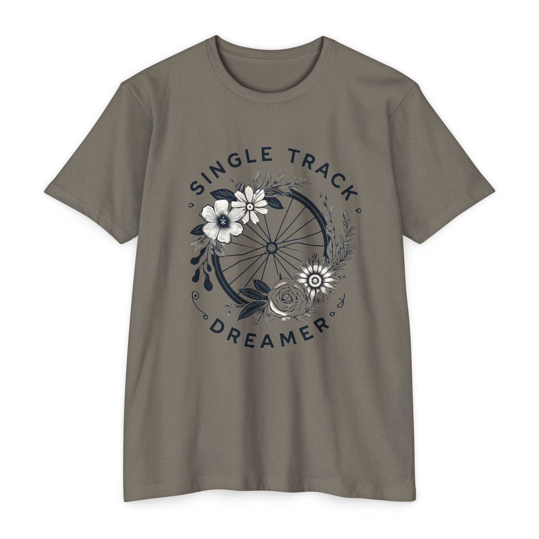 Floral Mountain Bike T-Shirt | Single Track Dreamer Tee