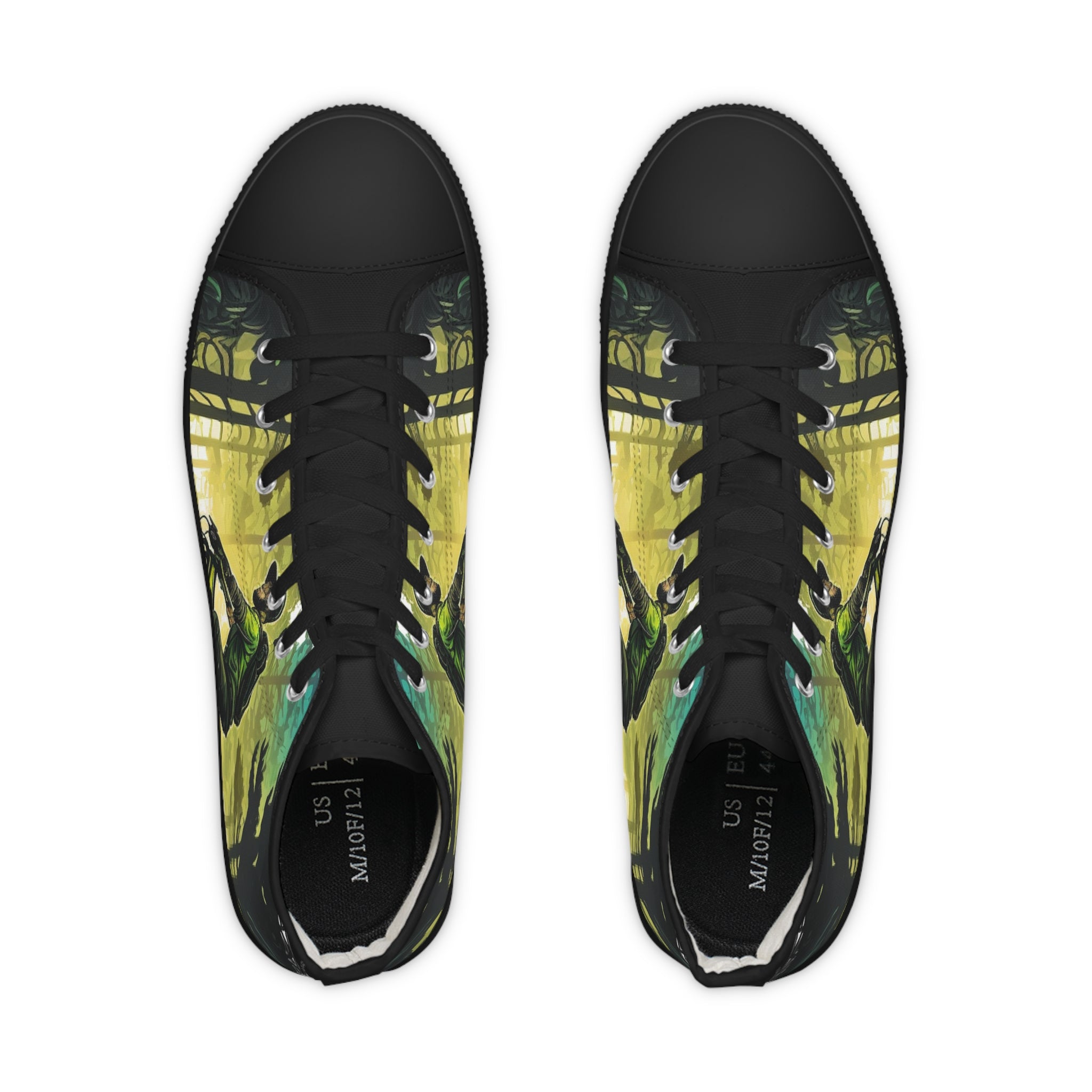 Men’s High Top MTB Sneakers – Breathable Canvas | Shock-Absorbing Trail Rider Shoes