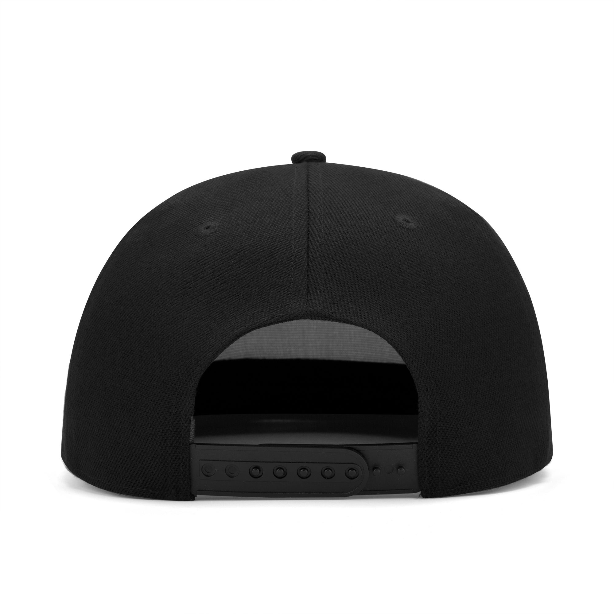 a black hat on a white background