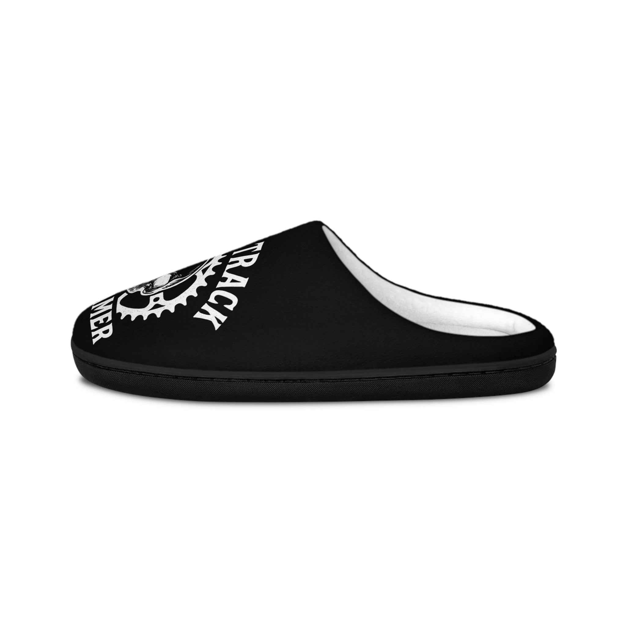 Single Track Dreamer MTB Indoor Slippers – Flannel Fleece Comfort with Rider Attitude
