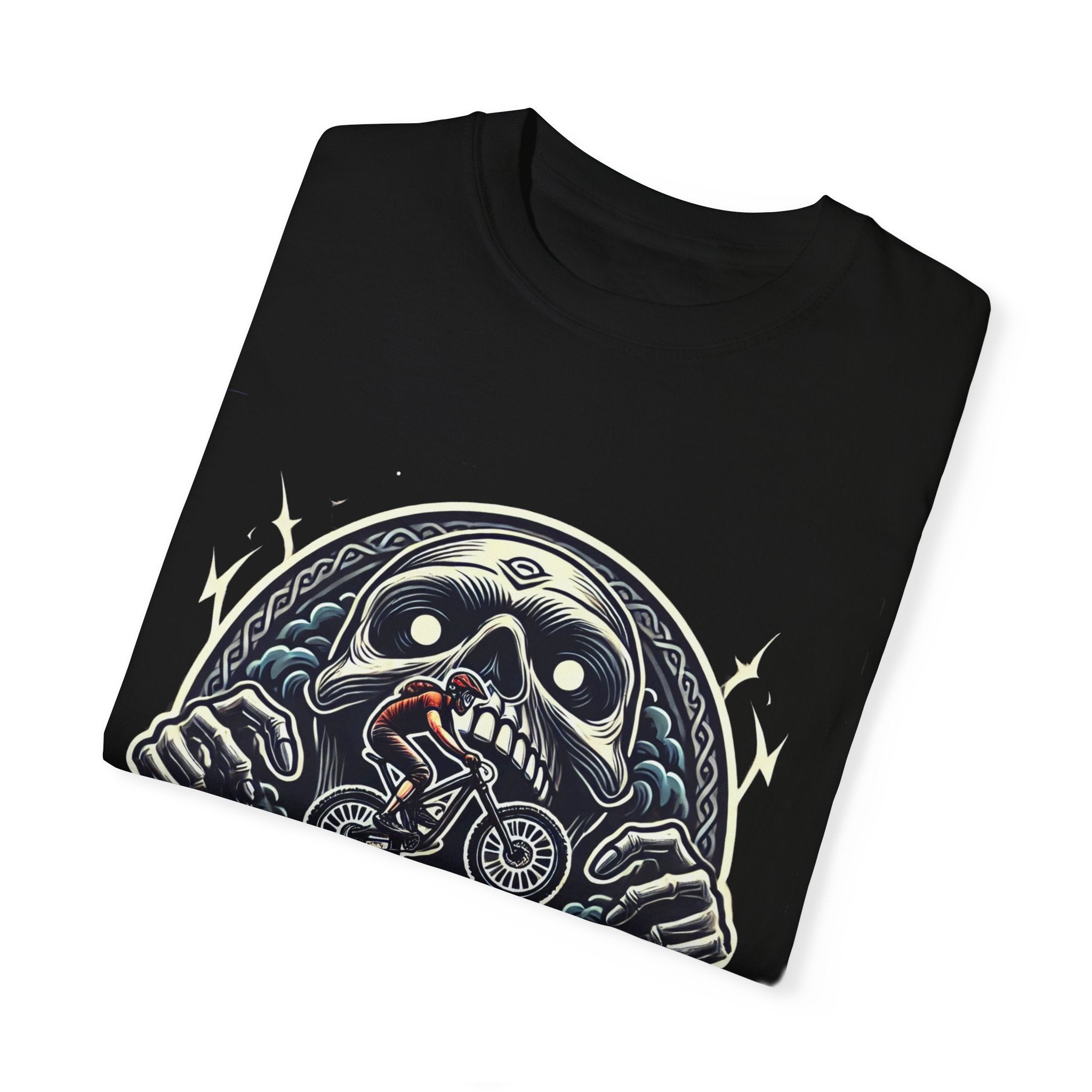 Men's Single Track Dreamer T-shirt - Bold Graphics Unisex Garment-Dyed Tee