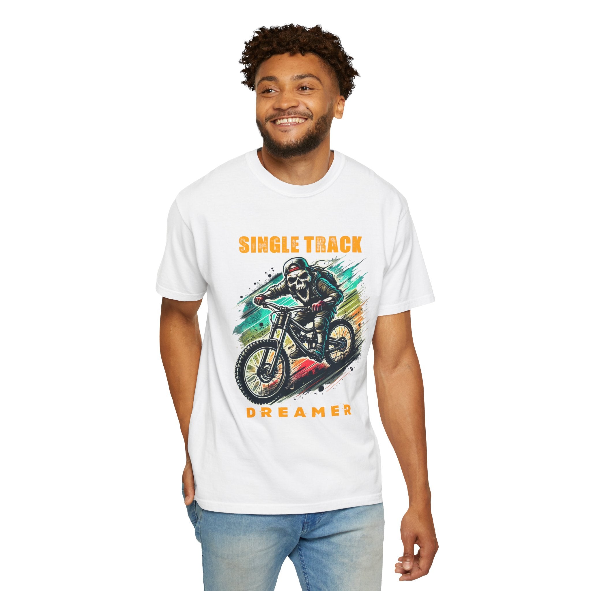 Mountain Bike Skull Men's T-shirt