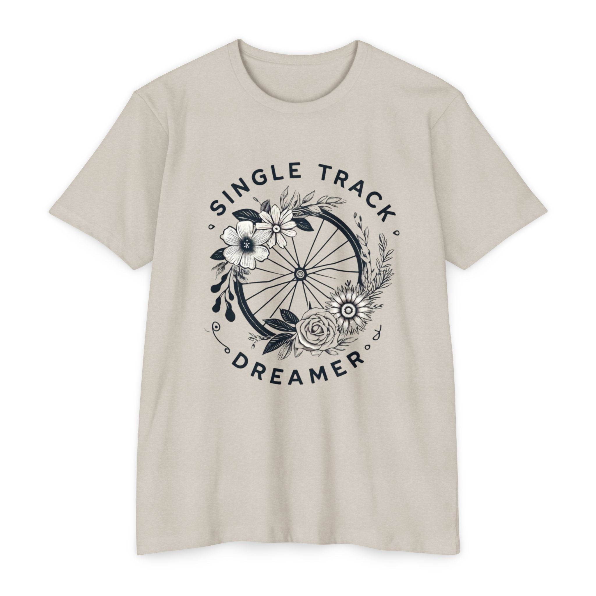 Floral Mountain Bike T-Shirt | Single Track Dreamer Tee