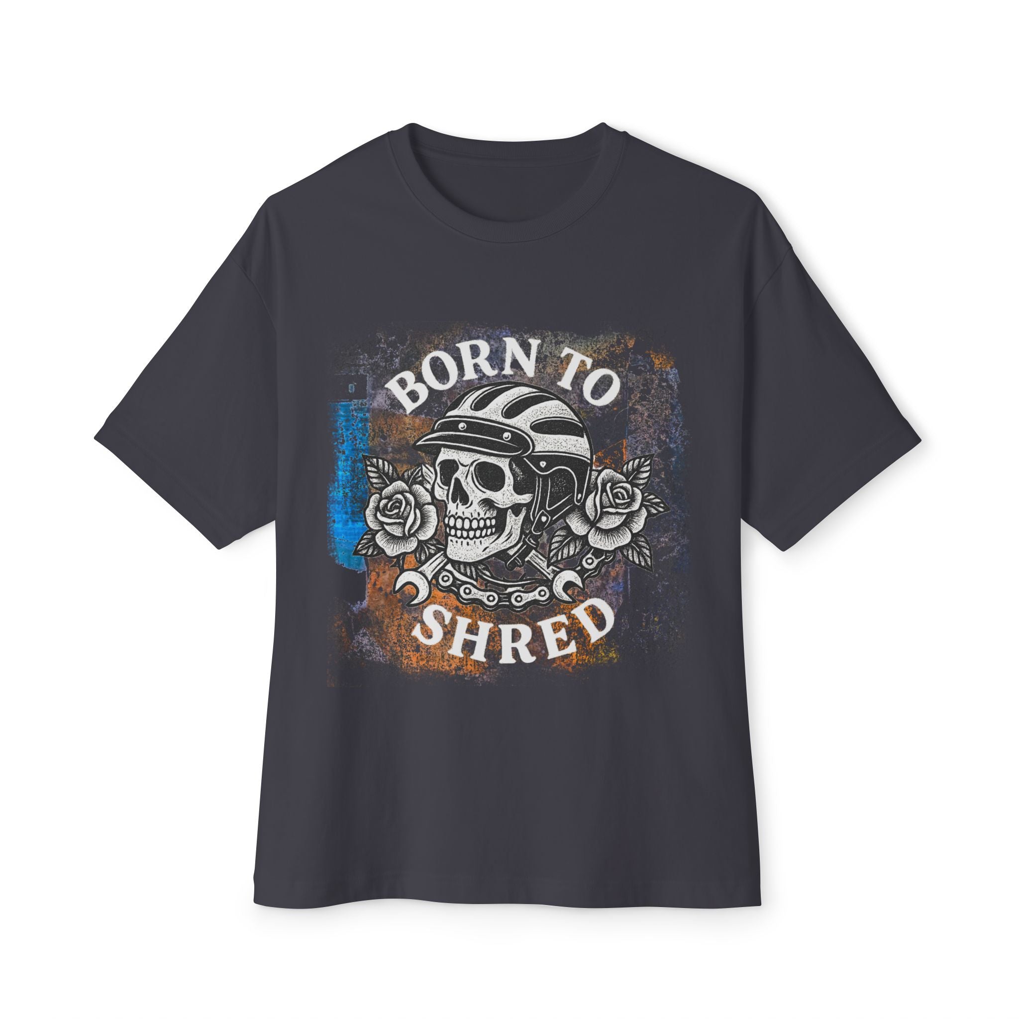Born to Shred Oversized Skull Women's Tee