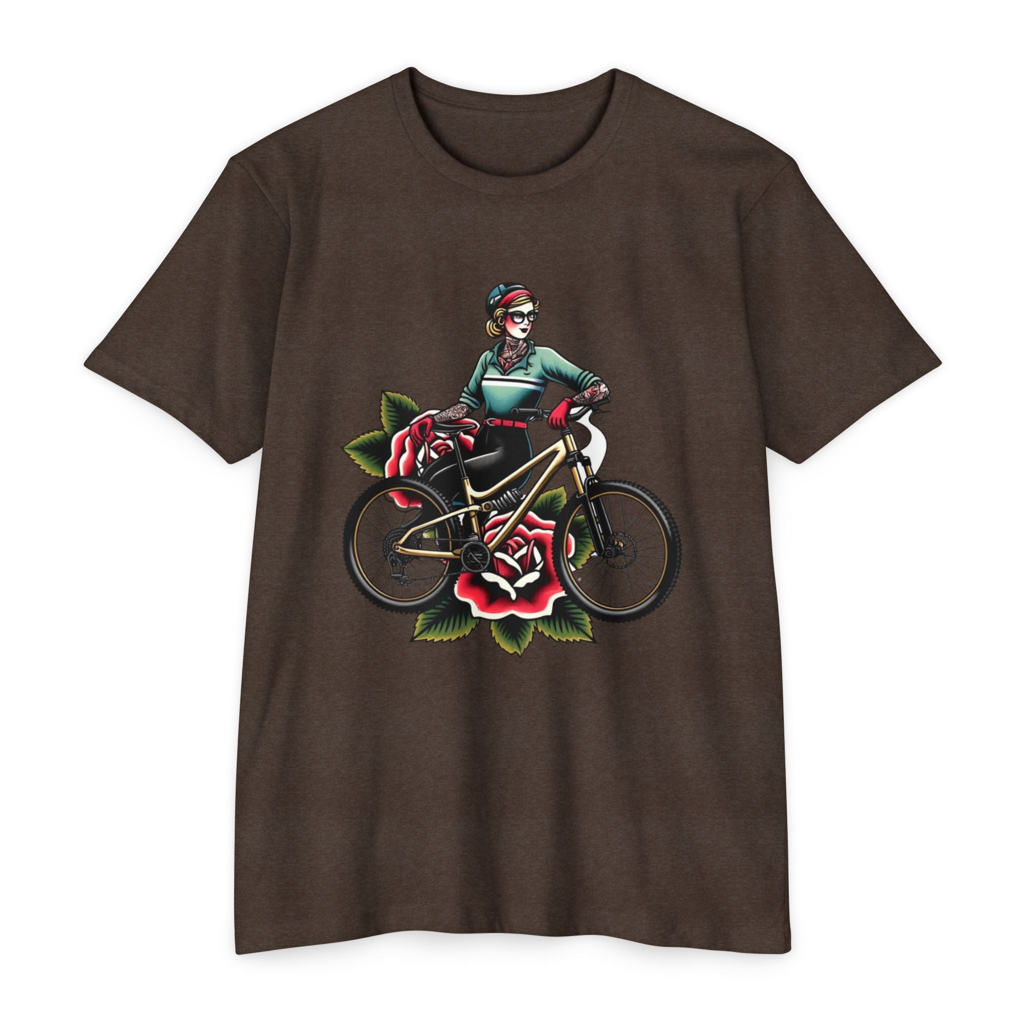 Tattooed Rider | Vintage Rose MTB Tee