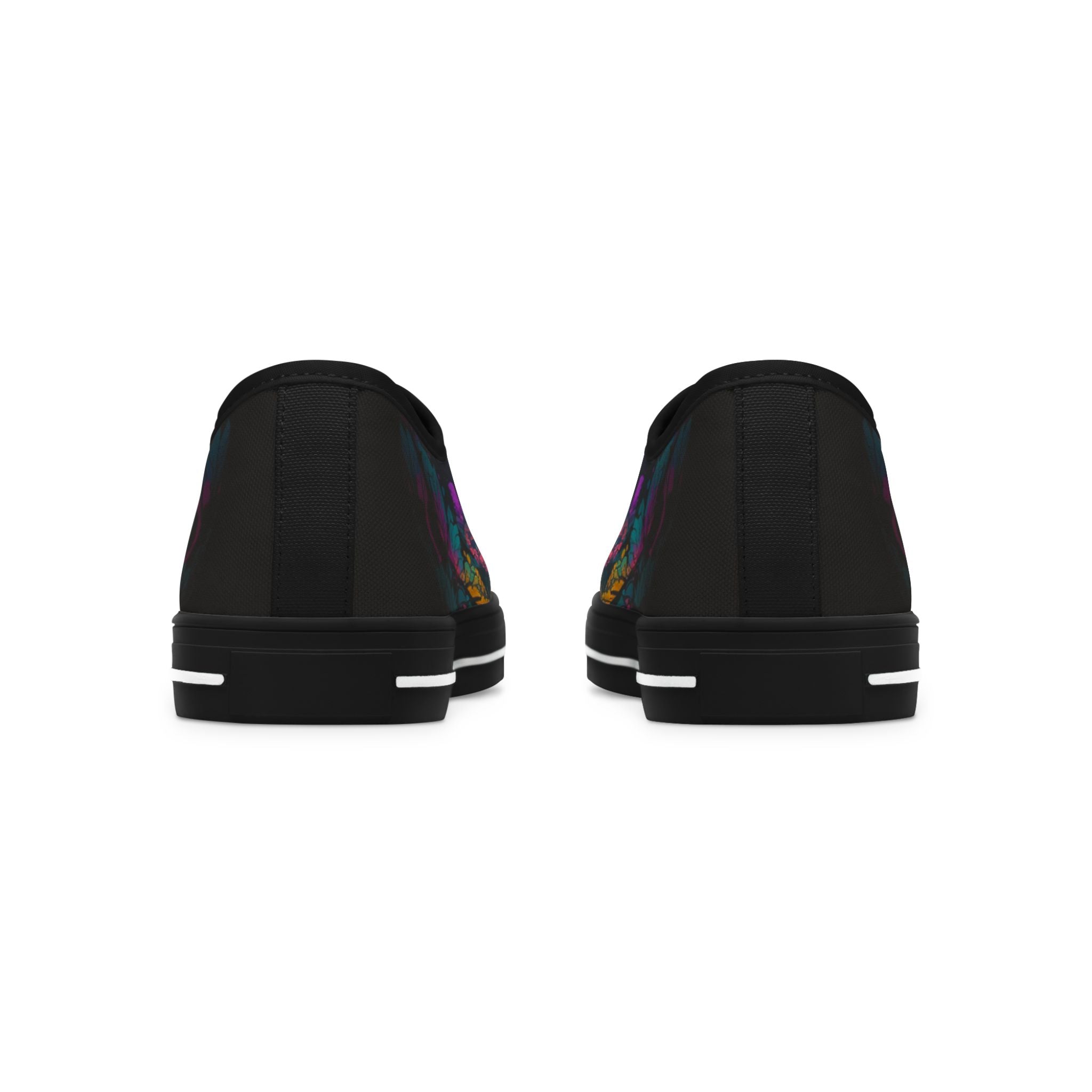 Women’s MTB Sunset Art Sneakers – Lightweight Low-Top Trail Rider Shoes