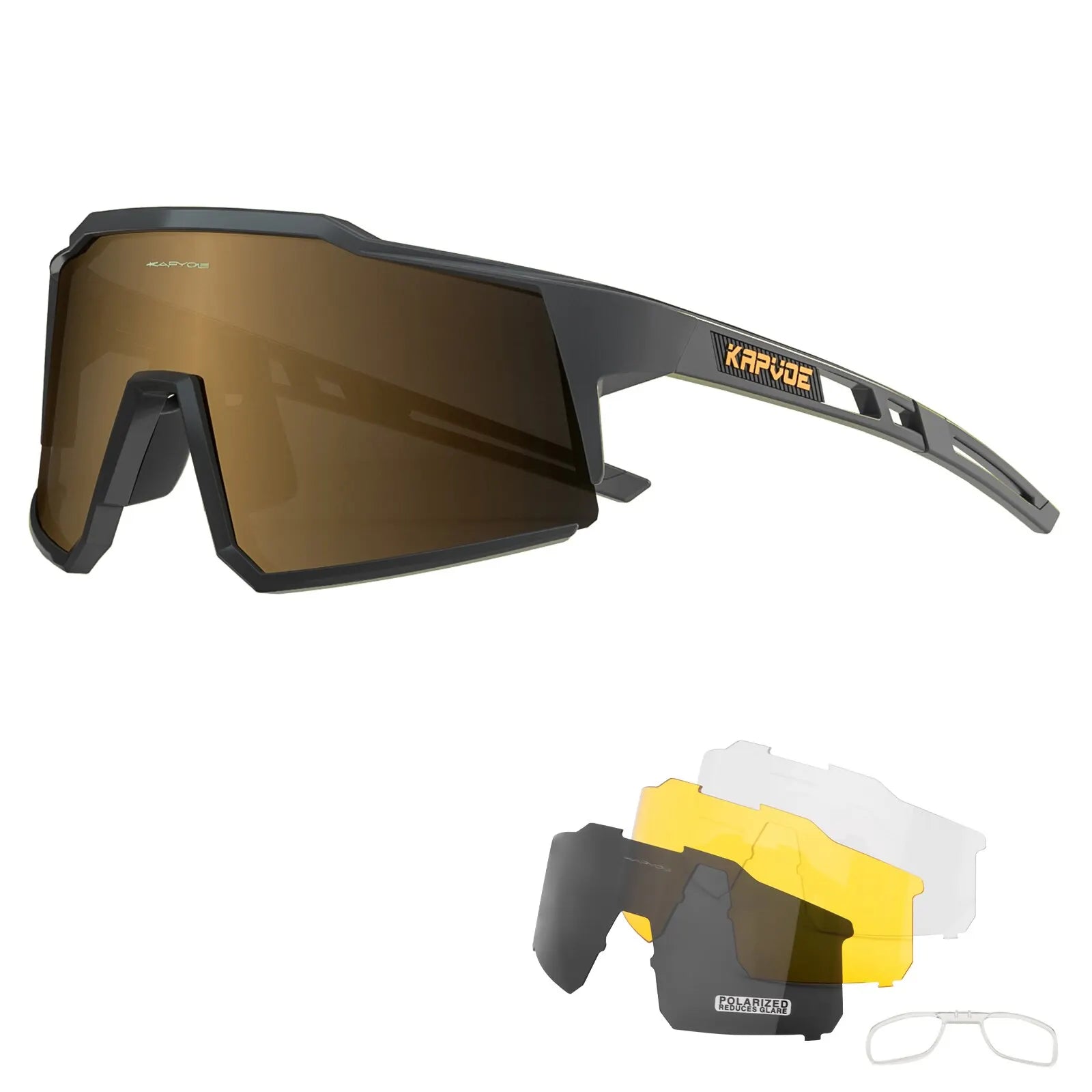 Kapvoe Polarized Cycling Glasses with UV400 Protection