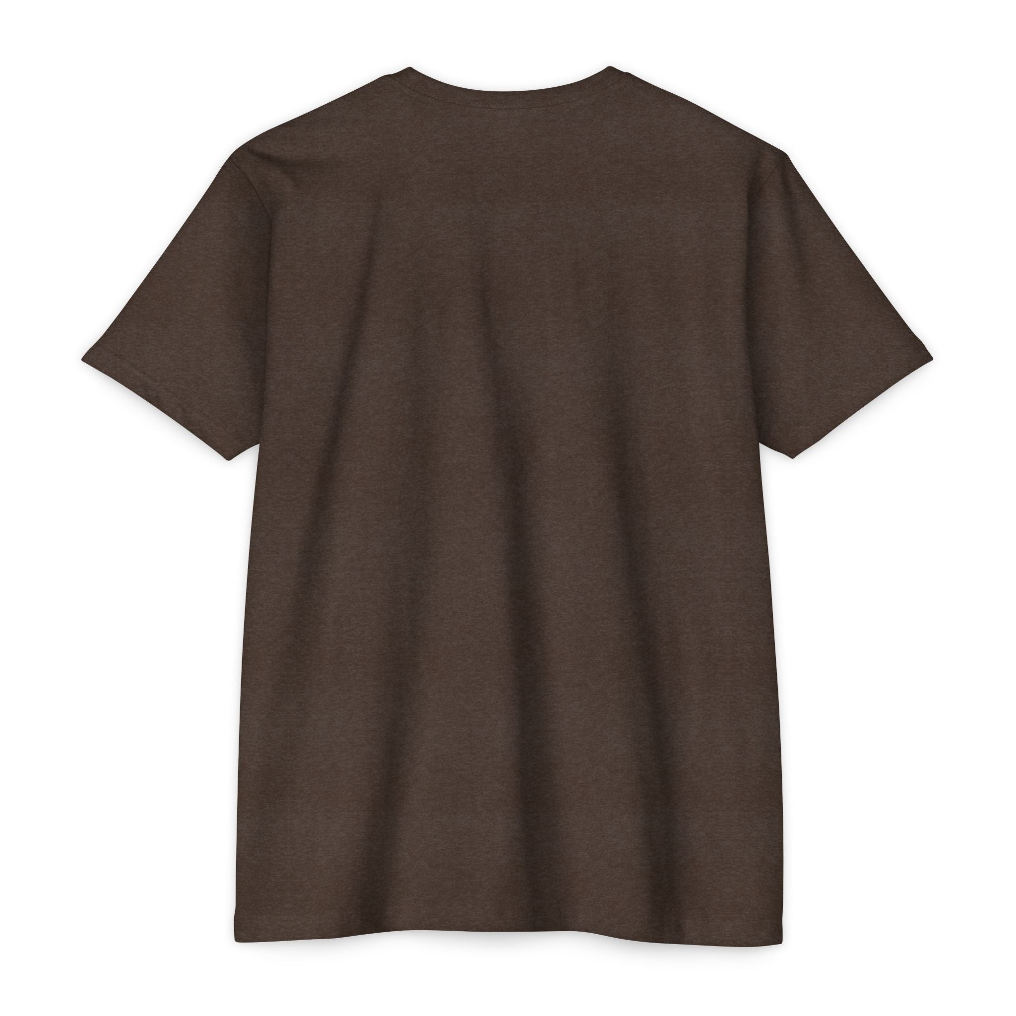 Back view of dark brown Women's MTB Tee. Comfortable slim fit shirt for mountain biking and casual trail wear.