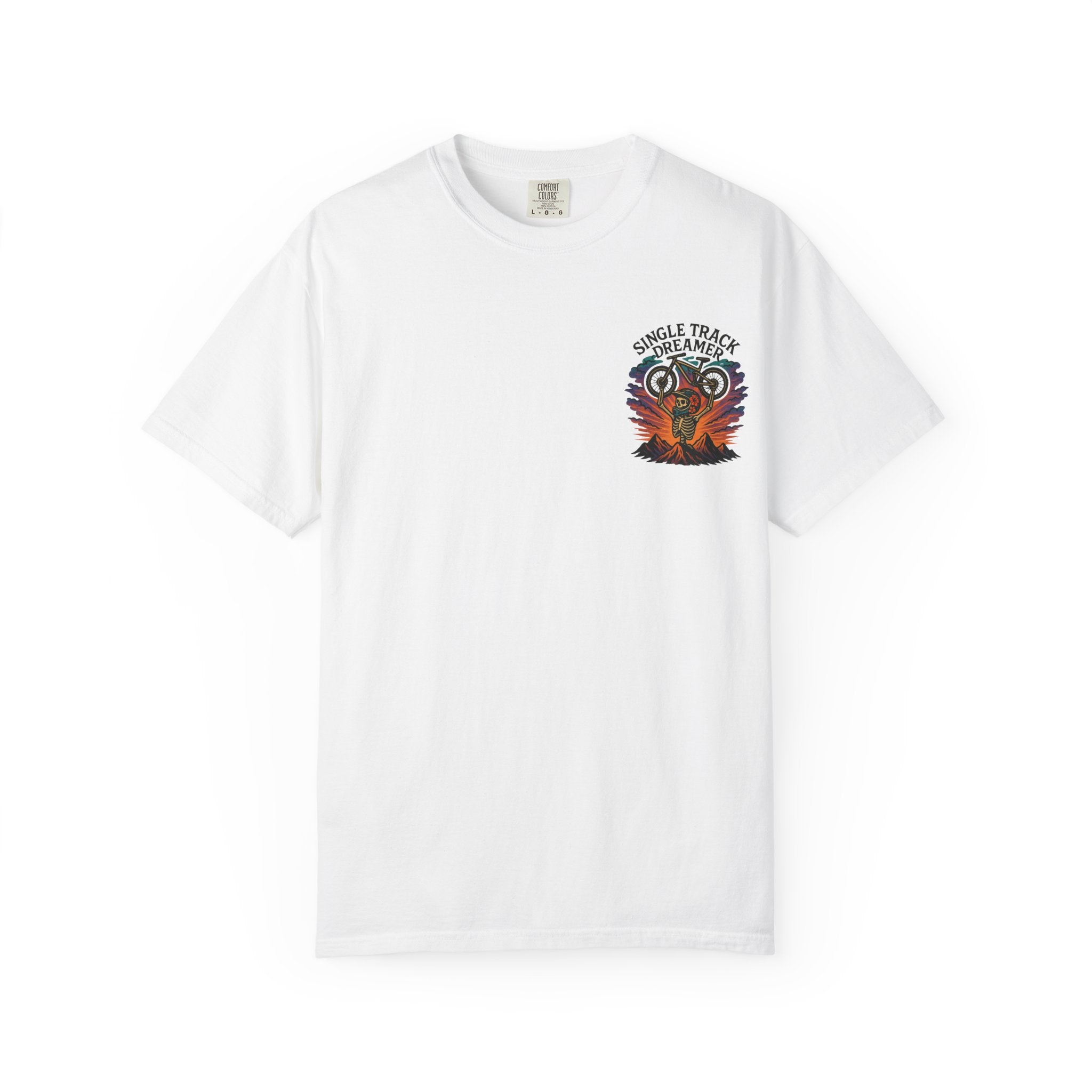 Skeleton Summit MTB Tee – Men's Garment-Dyed | Single Track Dreamer