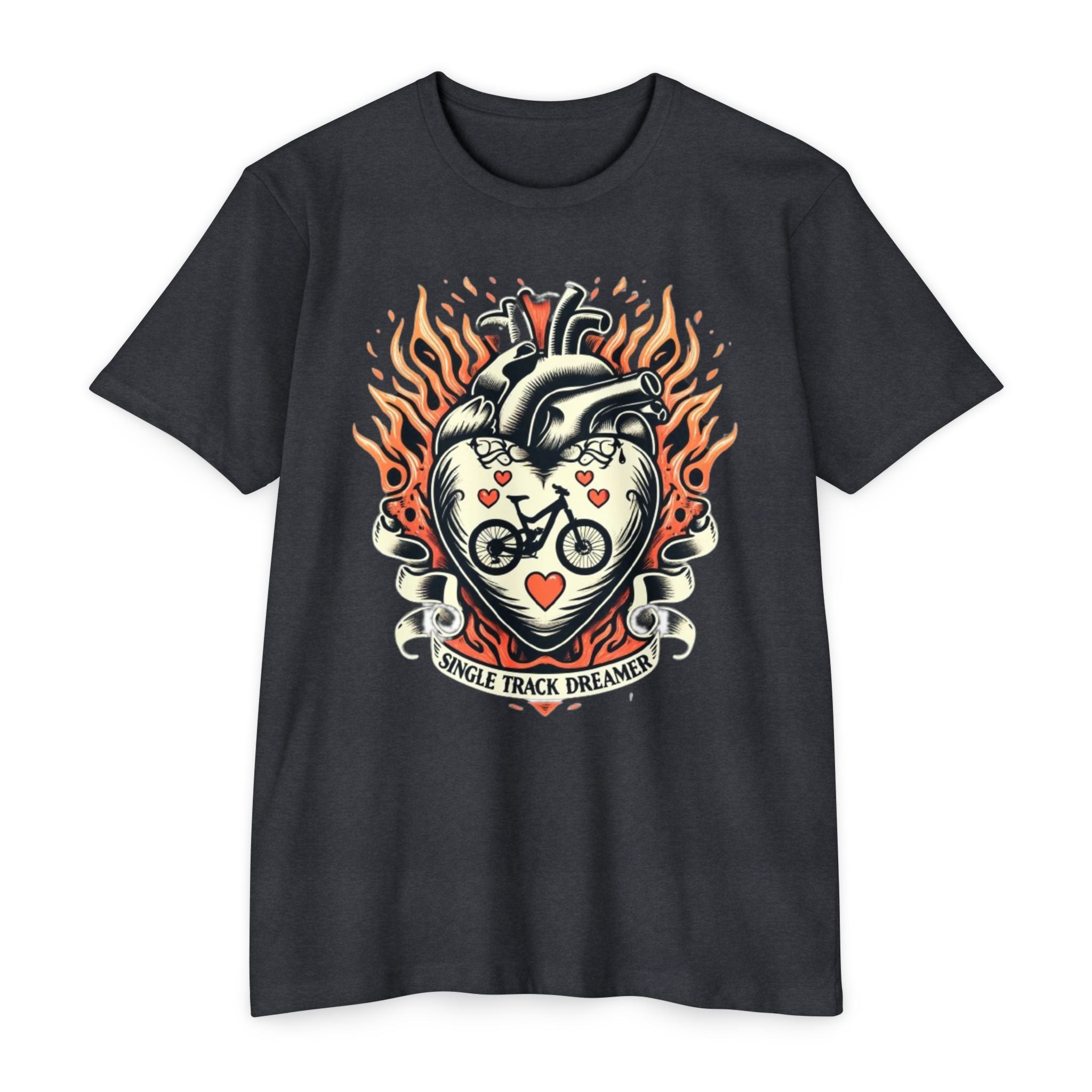 Heart & Fire | Single Track Dreamer Vintage Rider Tee