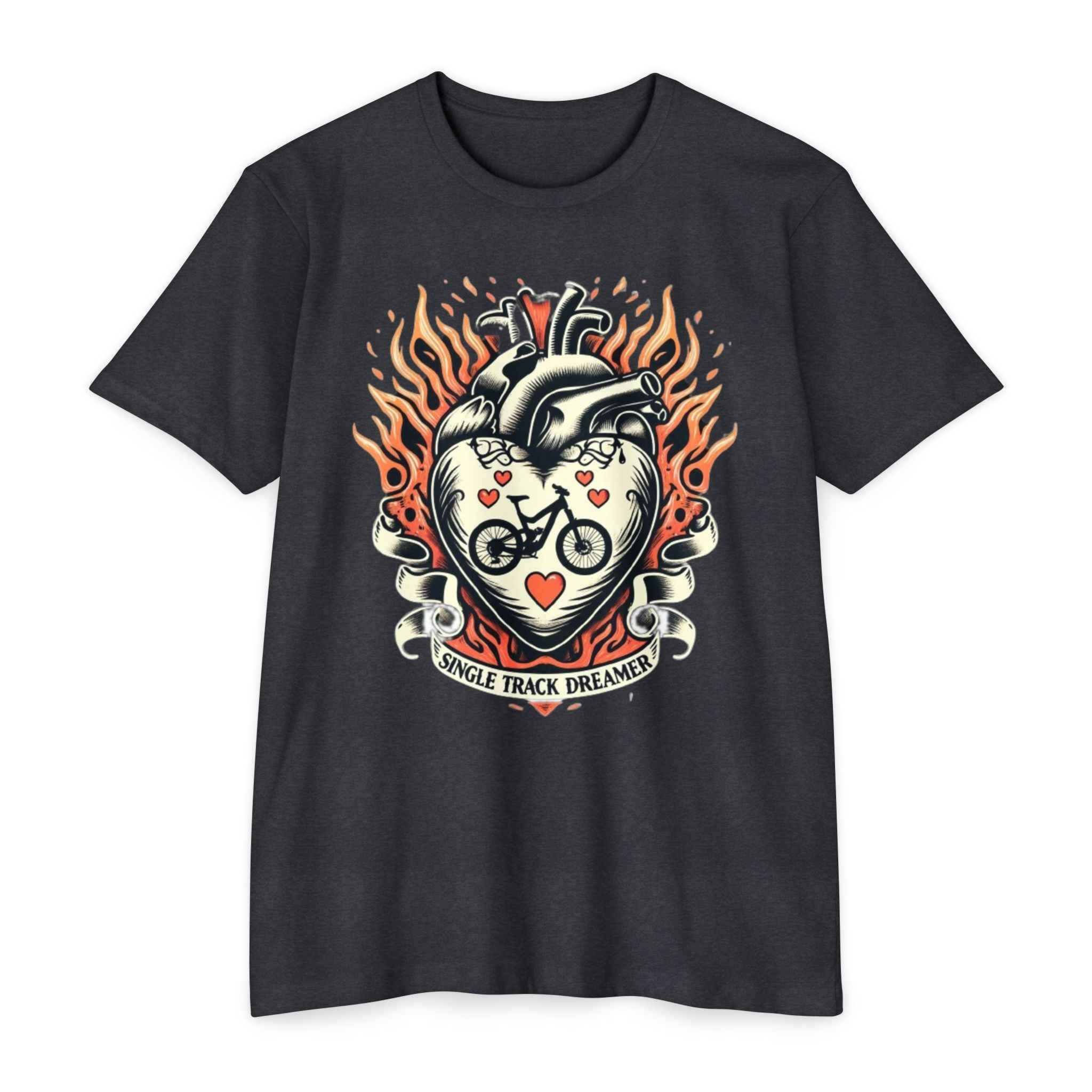 Heart & Fire | Single Track Dreamer Vintage Rider Tee