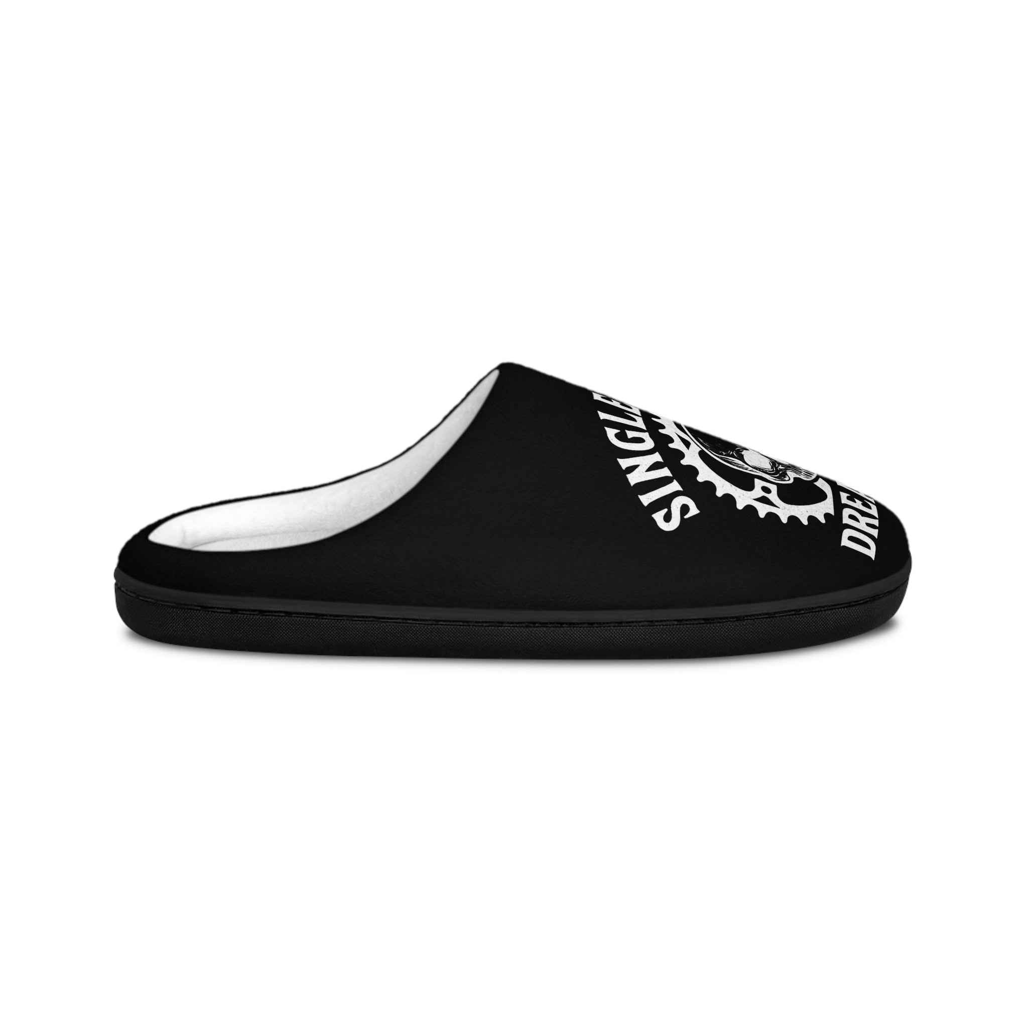 Single Track Dreamer MTB Indoor Slippers – Flannel Fleece Comfort with Rider Attitude