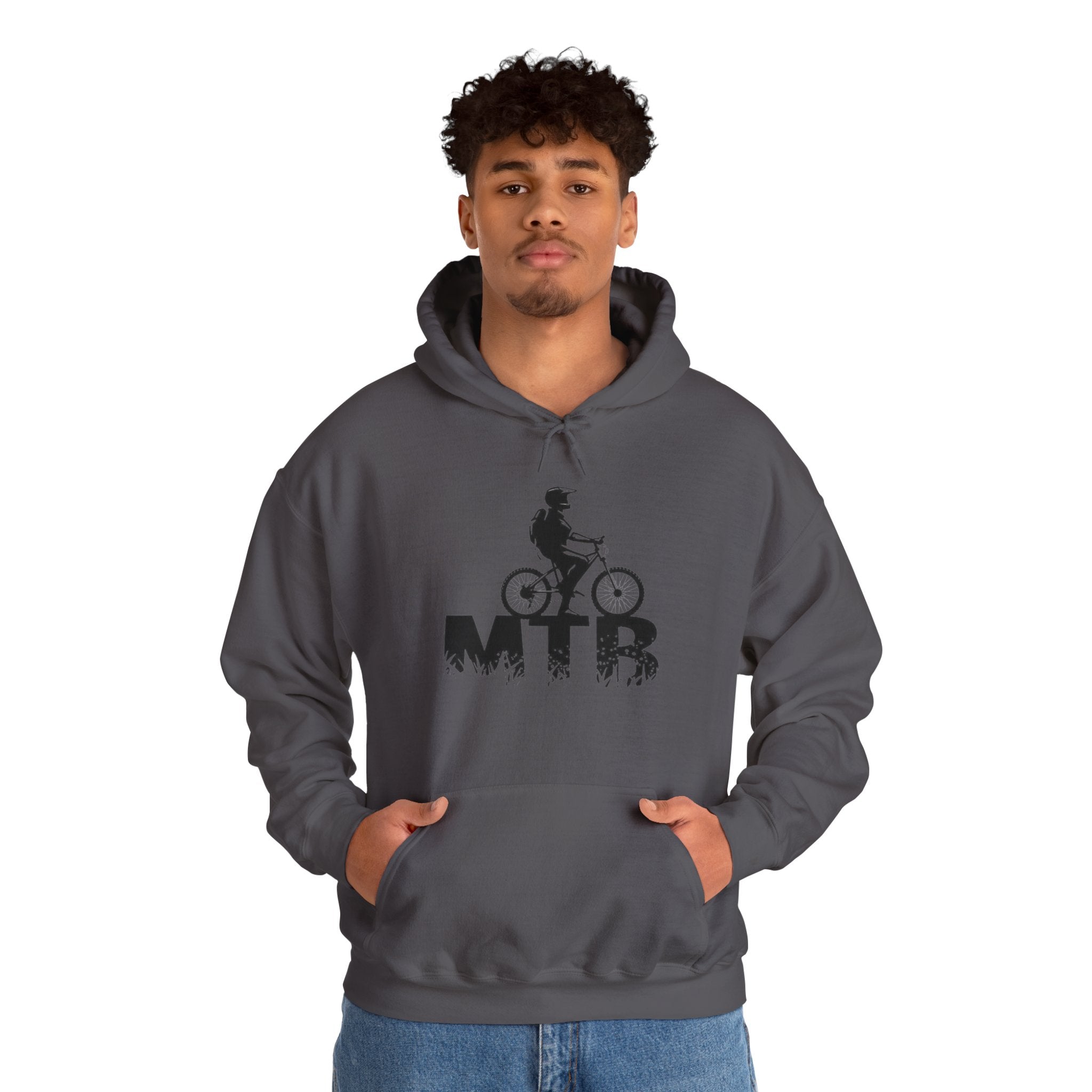 MEN'S HOODIE | MTB | WHITE/GREY/RED | S-5XL