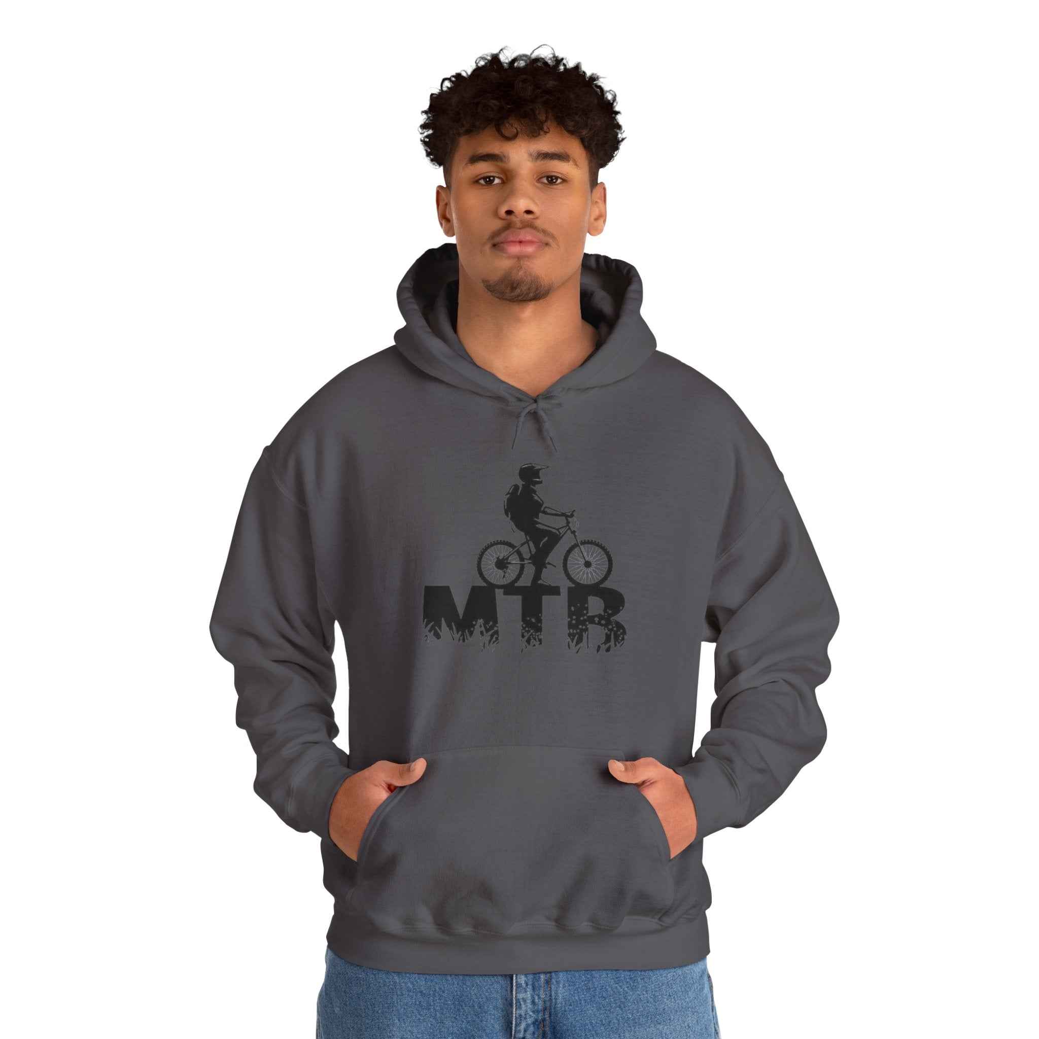 MEN'S HOODIE | MTB | WHITE/GREY/RED | S-5XL