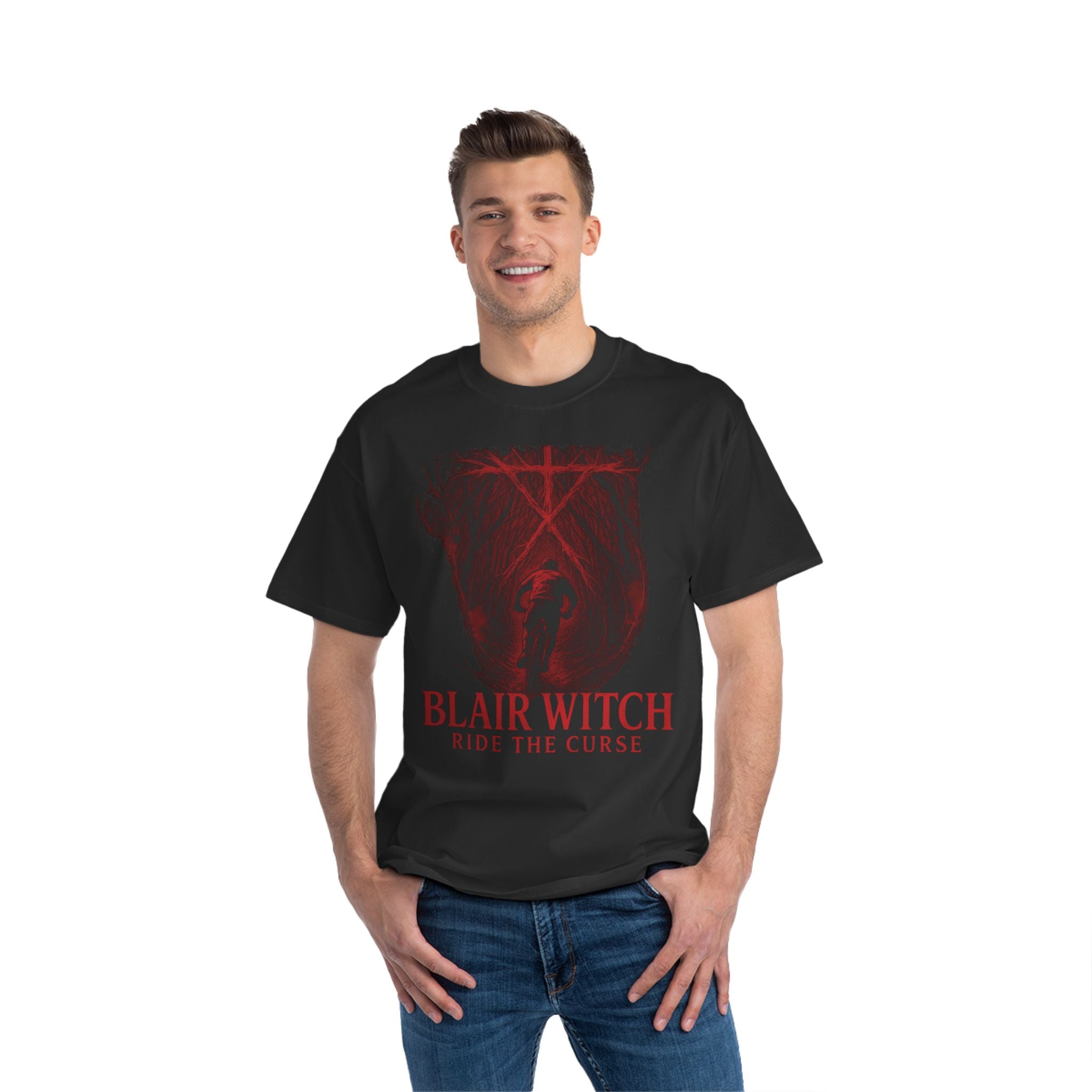 Blair Witch Ride the Curse Graphic T-Shirt | The Famous Loftus Trail Segment