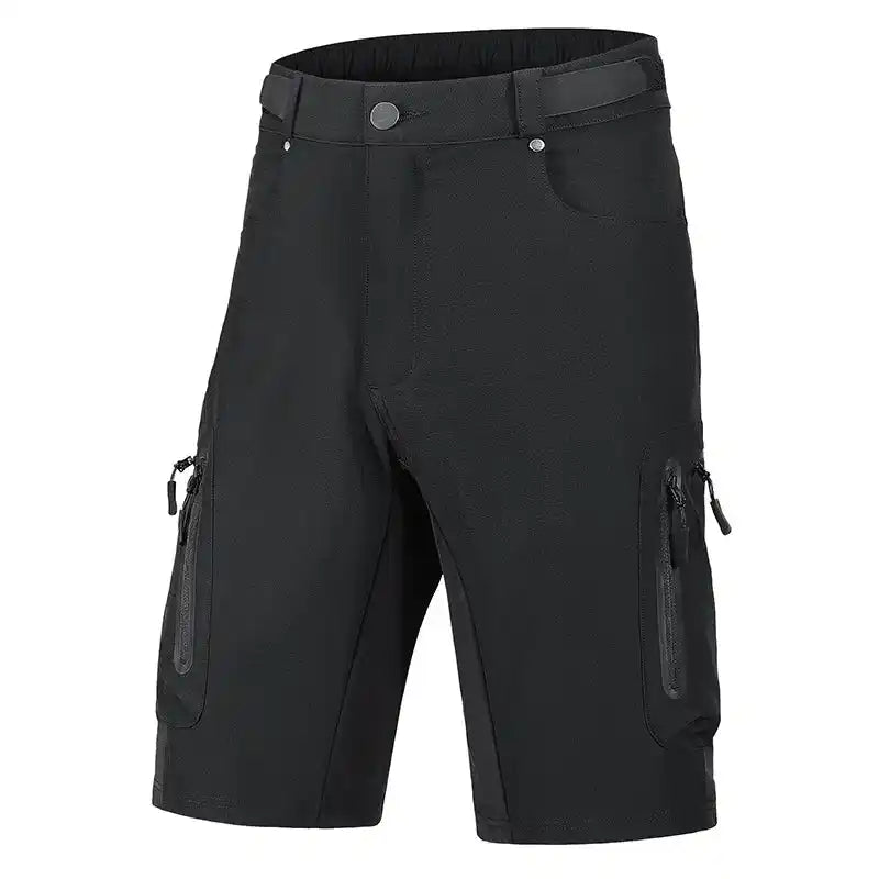 Men's MTB Shorts - men's MTB shorts | Wear-resistant, Quick-drying with zippered side pockets and durable fabric for cycling performance.