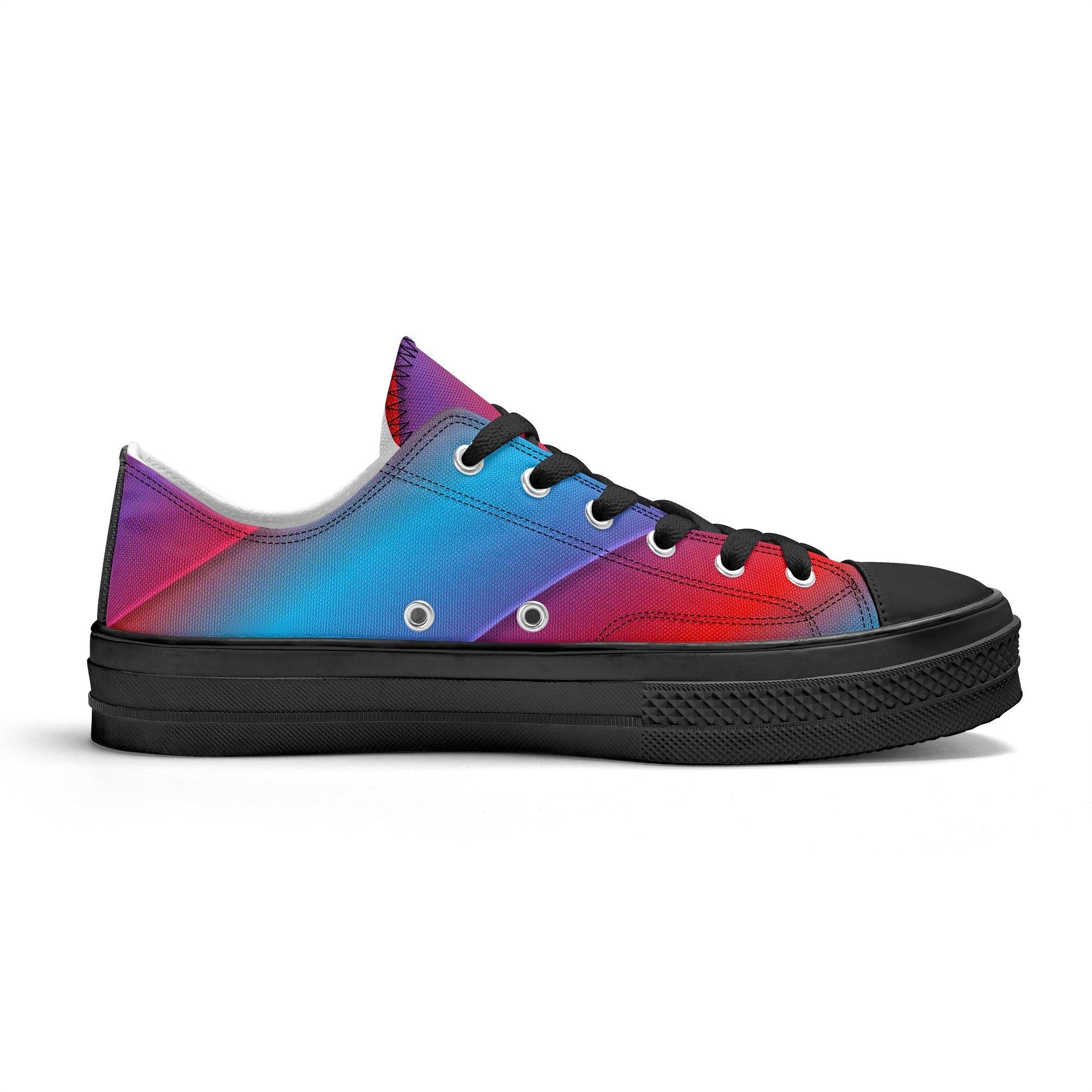 Women's Classic Low Top Canvas Shoes - Single Track Dreamer