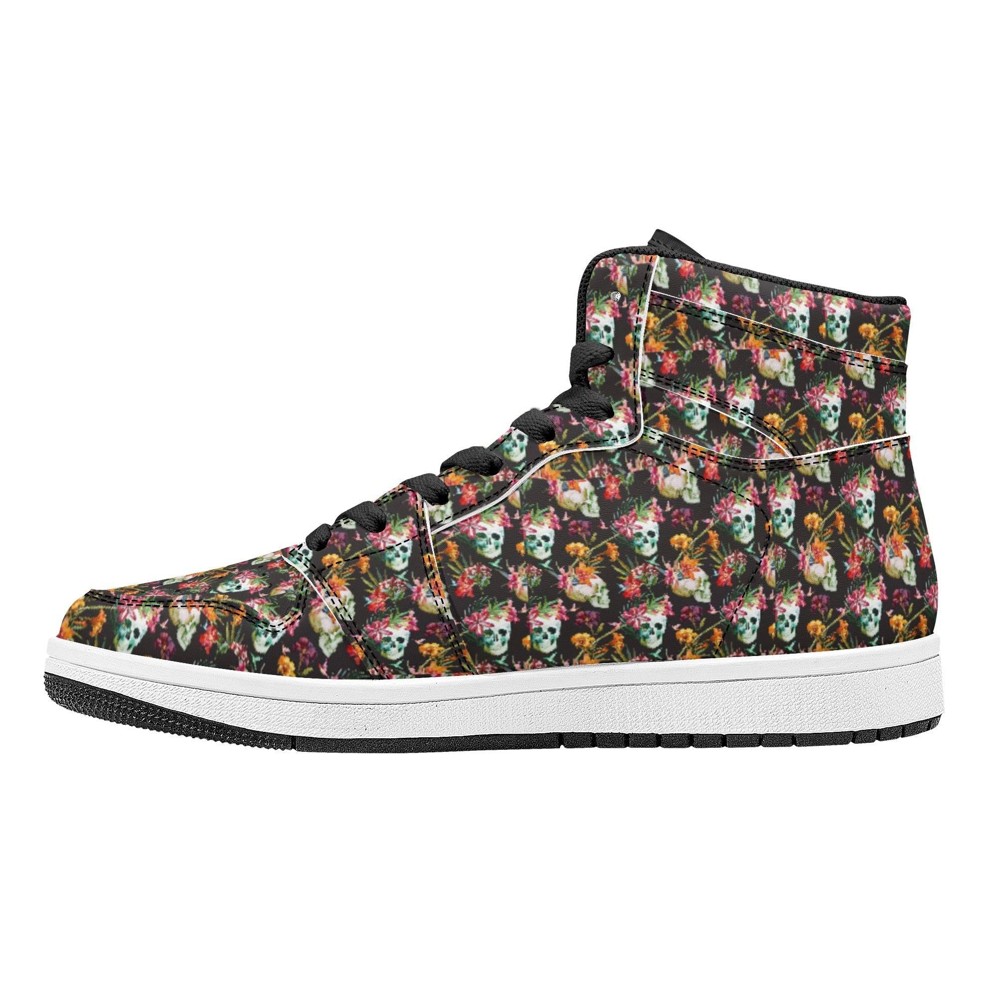 Womens High Top Leather Sneakers - Single Track Dreamer