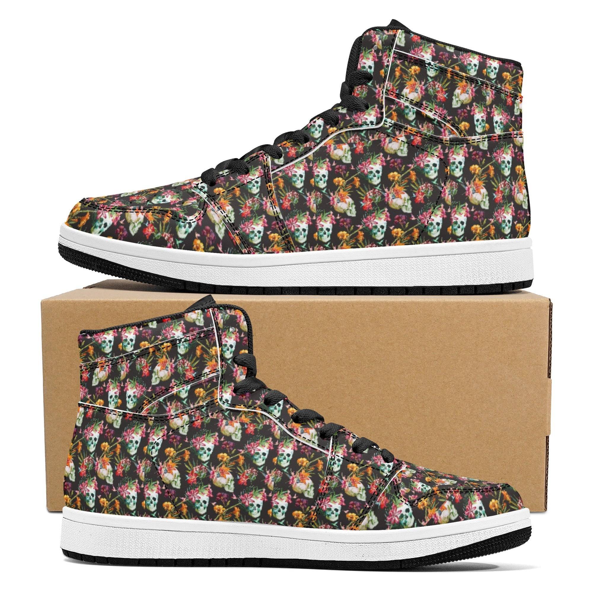 Womens High Top Leather Sneakers - Single Track Dreamer