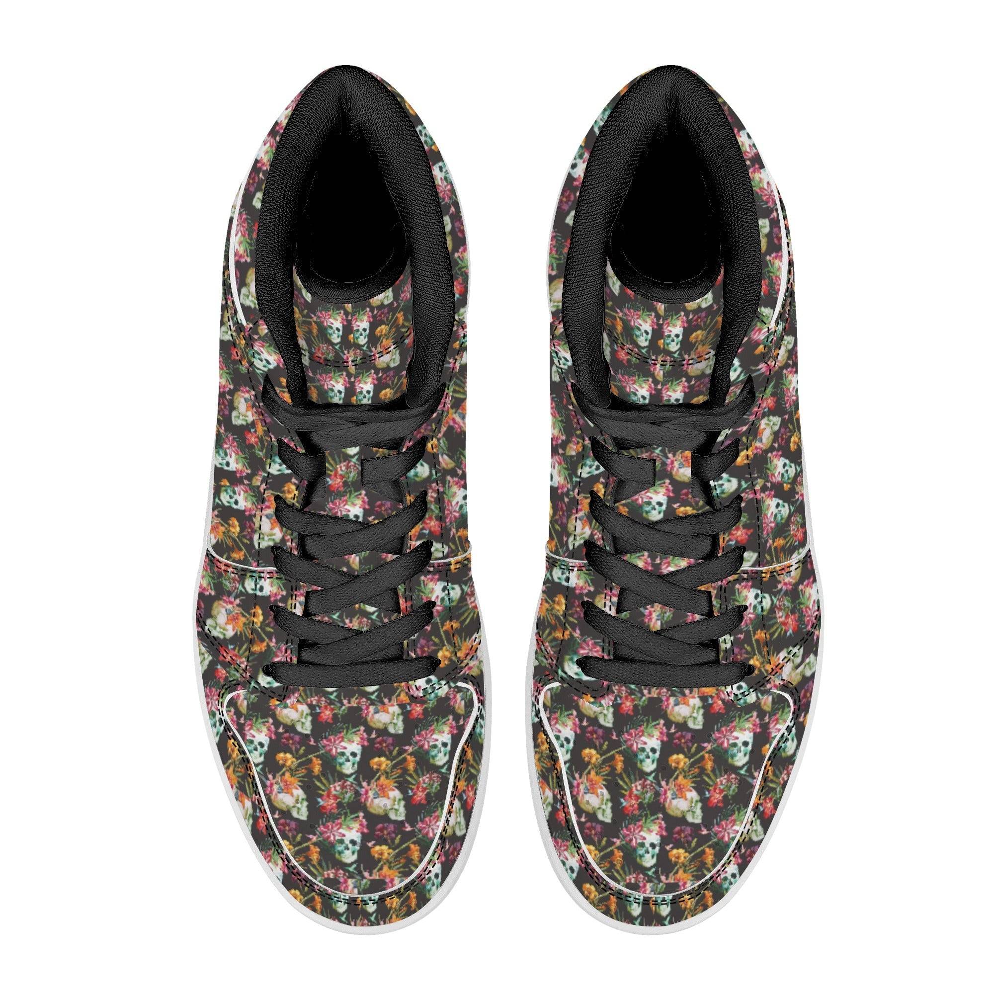 Womens High Top Leather Sneakers - Single Track Dreamer
