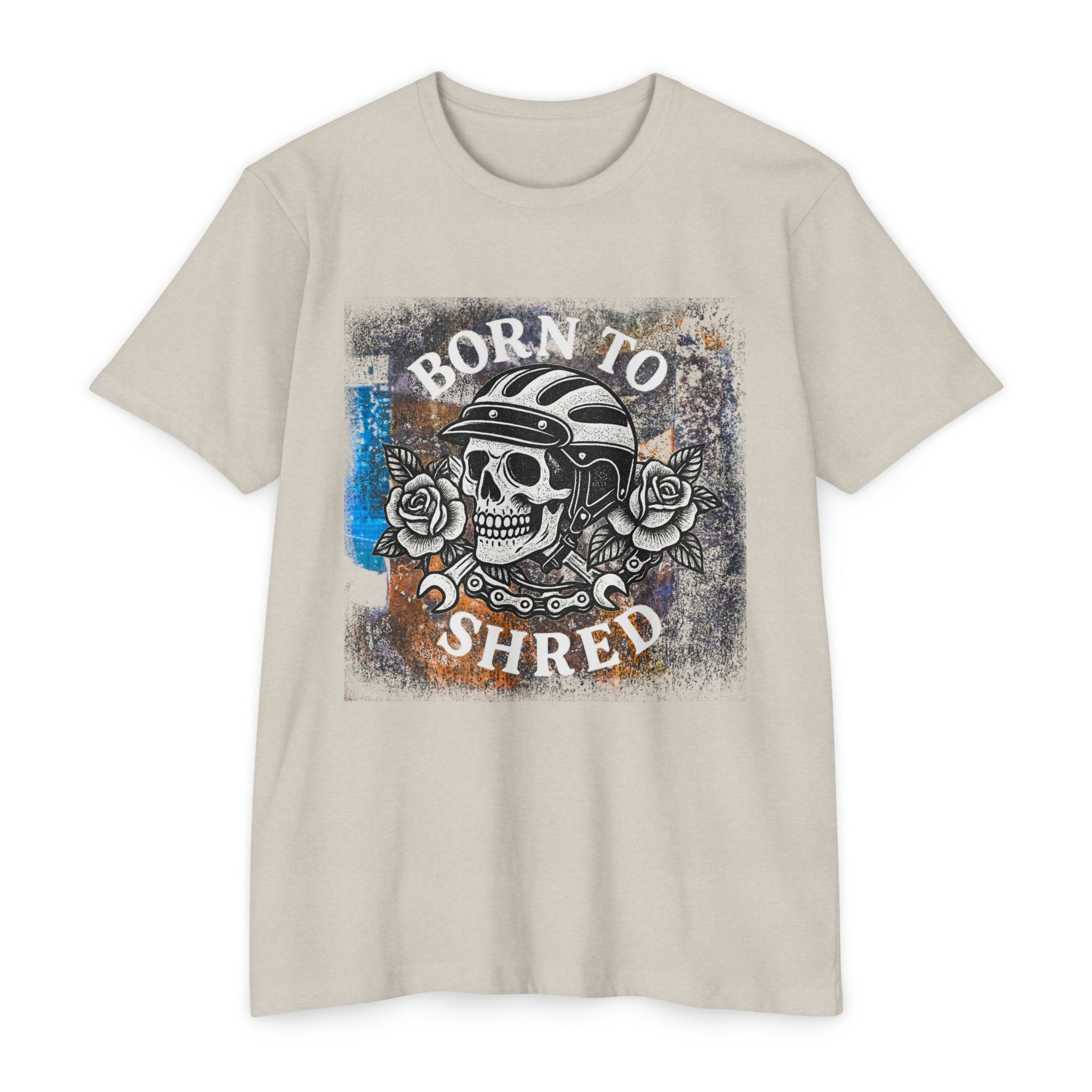 Born to Shred Oversized Skull Women's Tee