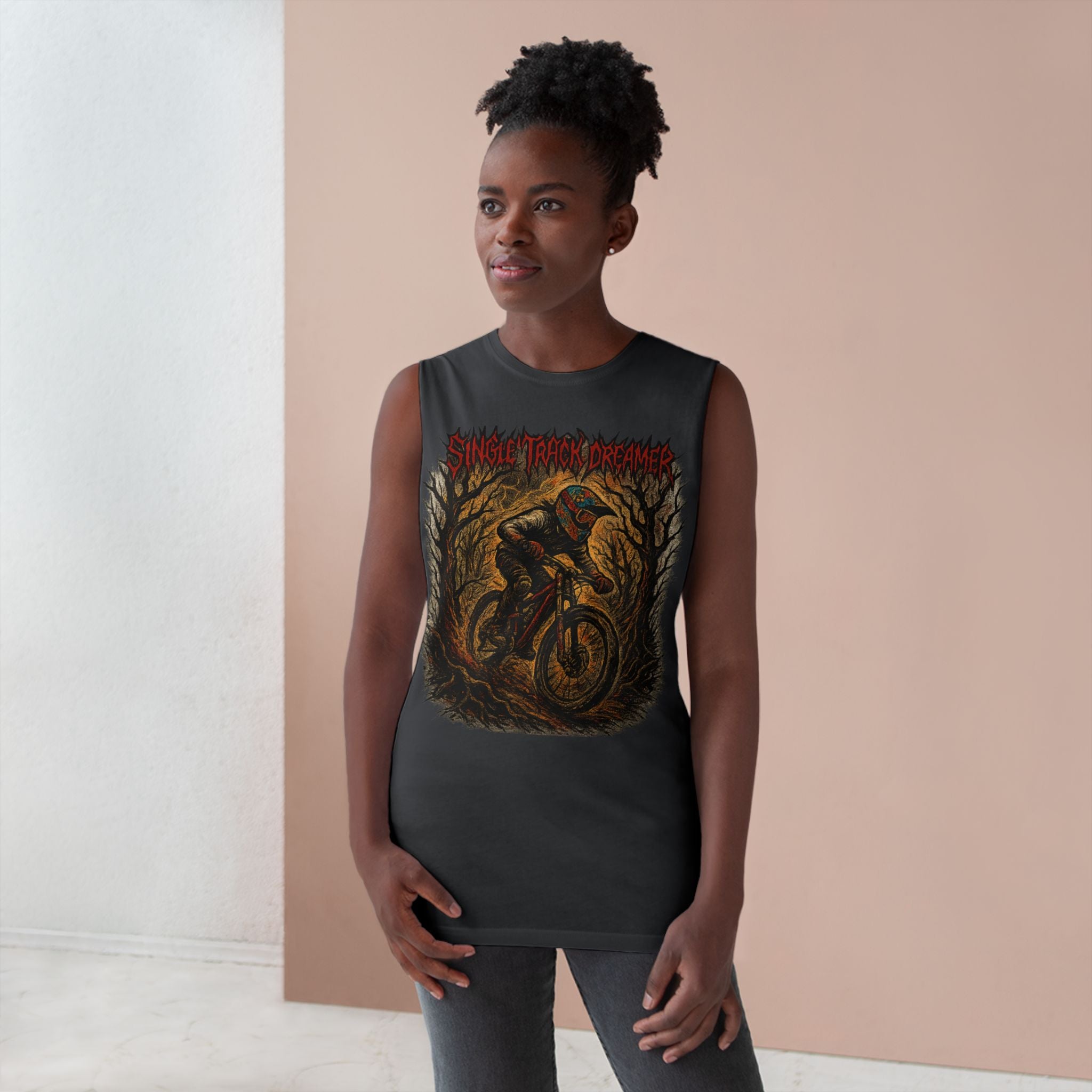 Men's Tank - Mountain Biking Graphic Tee