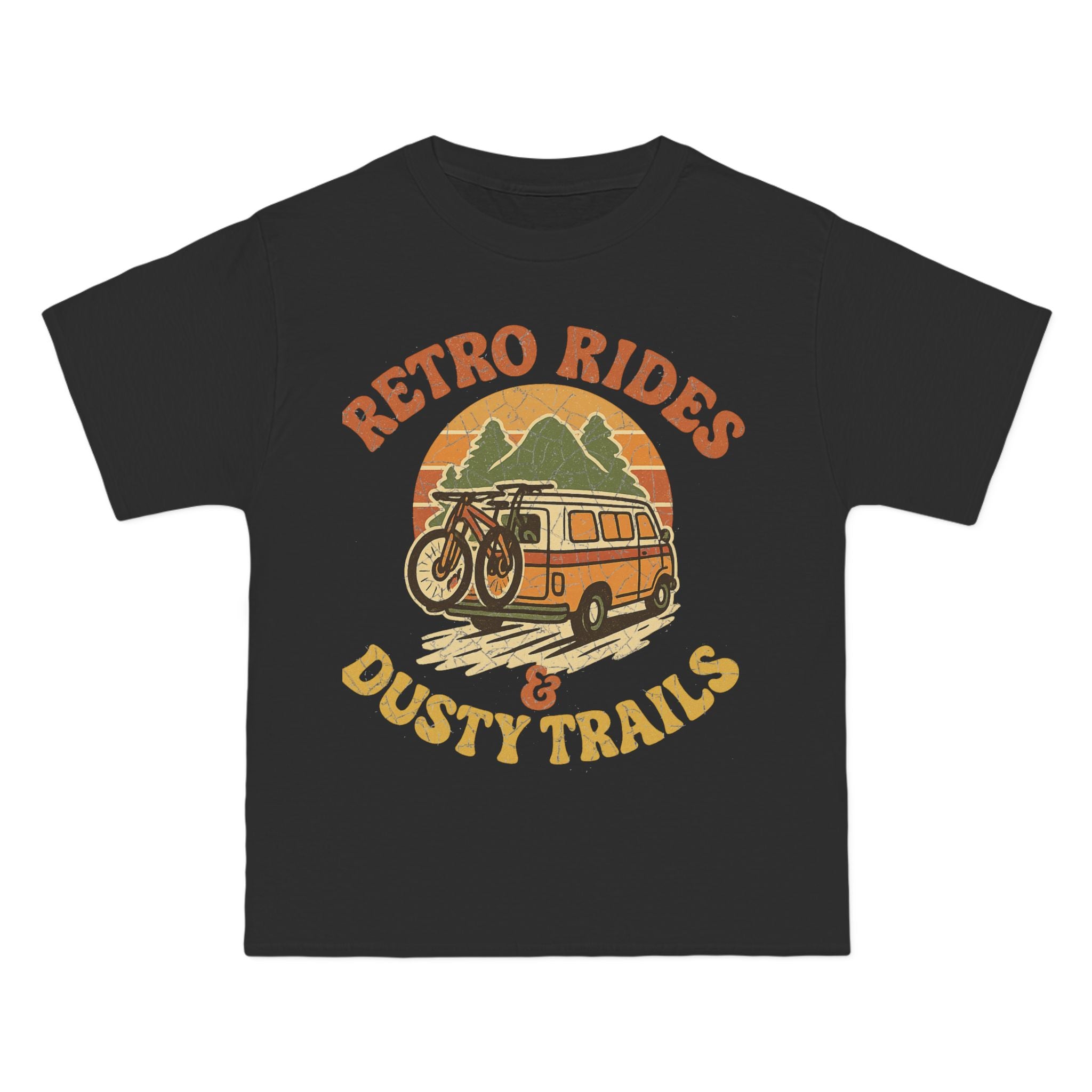 Women's Retro Rides Graphic T-Shirt for MTB Lovers