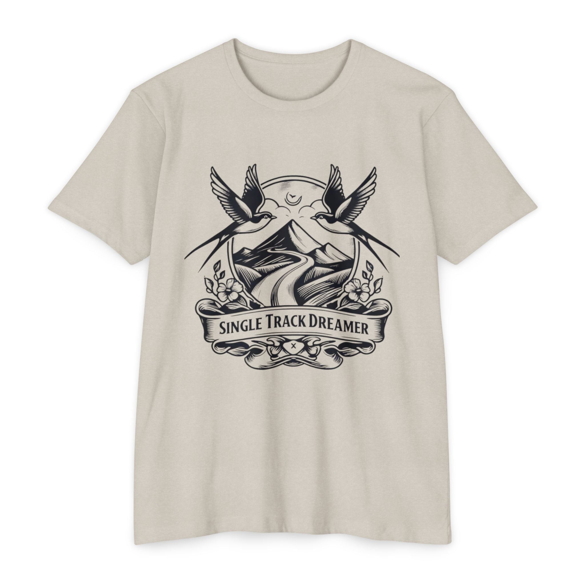 Swallows & Trails | Single Track Dreamer Vintage Rider Tee