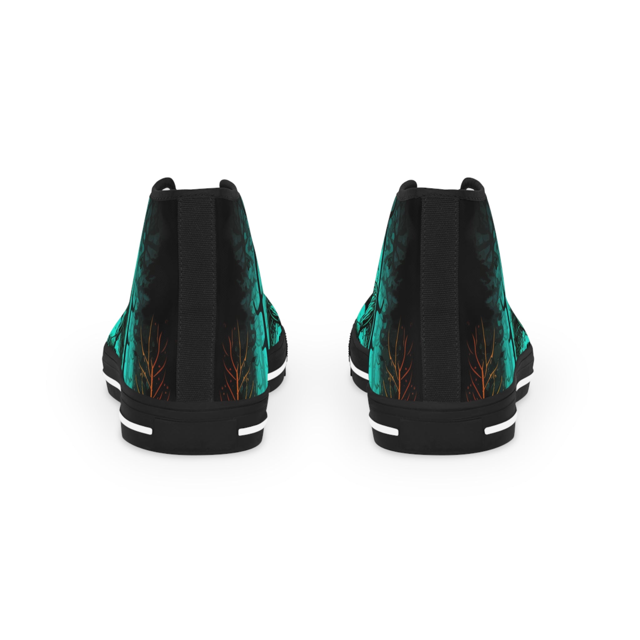 Men’s MTB Forest Rider High Top Sneakers – Breathable Canvas, Memory Foam