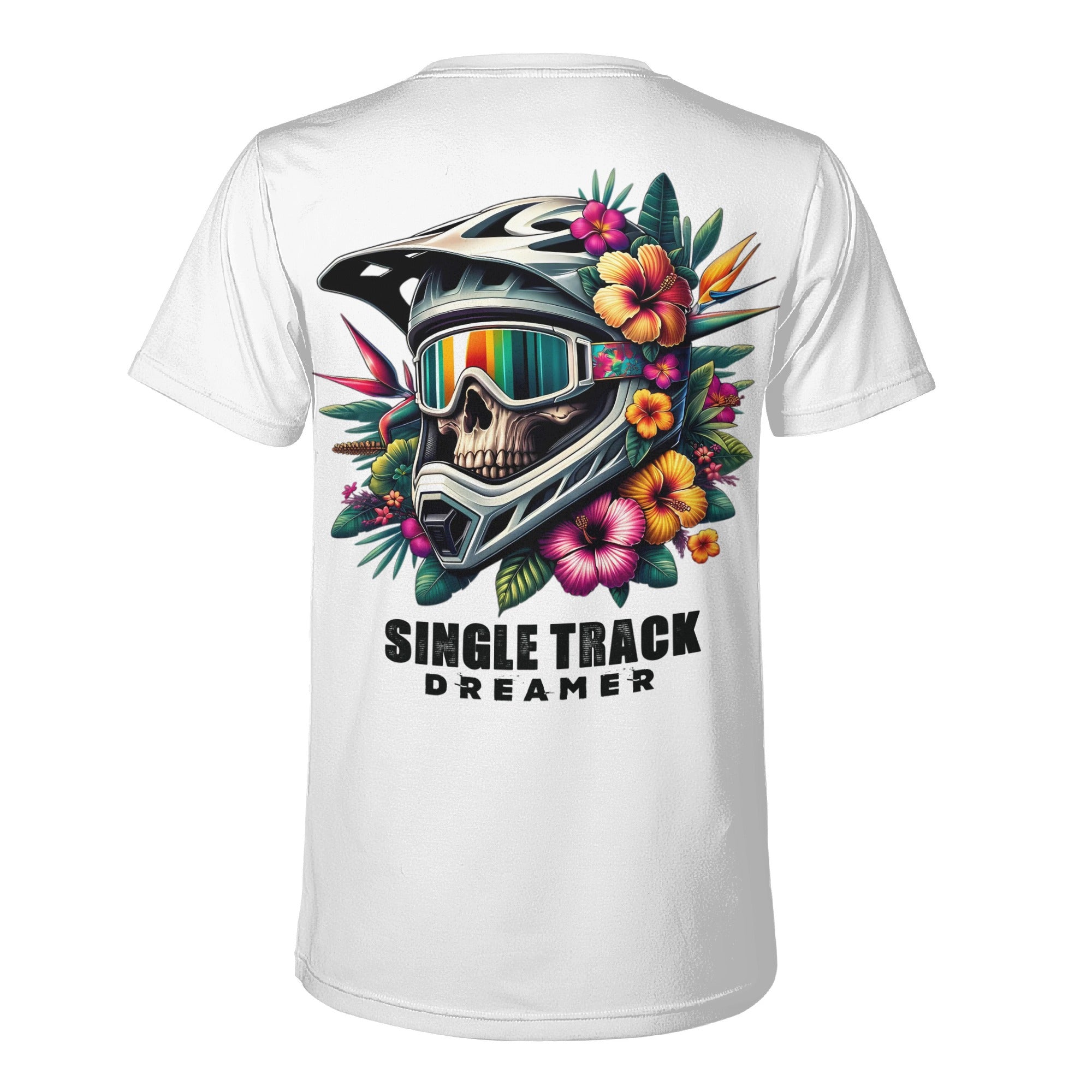 Mens T-Shirt | Track Your Dreams Skull